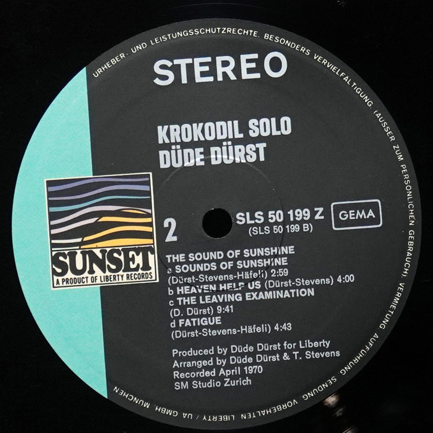 LP Dude Durst — Krokodil Solo фото 4