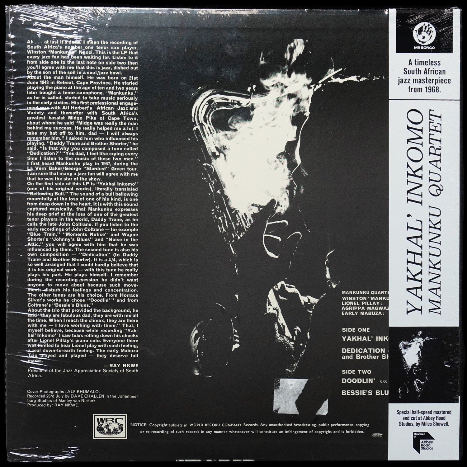 LP Mankunku Quartet — Yakhal' Inkomo (+ obi) фото 2