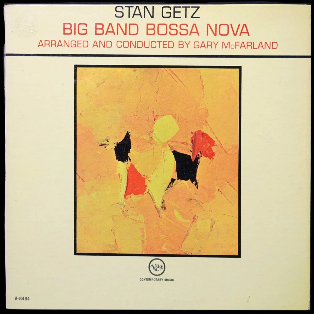 LP Stan Getz — Big Band Bossa Nova (моно) фото