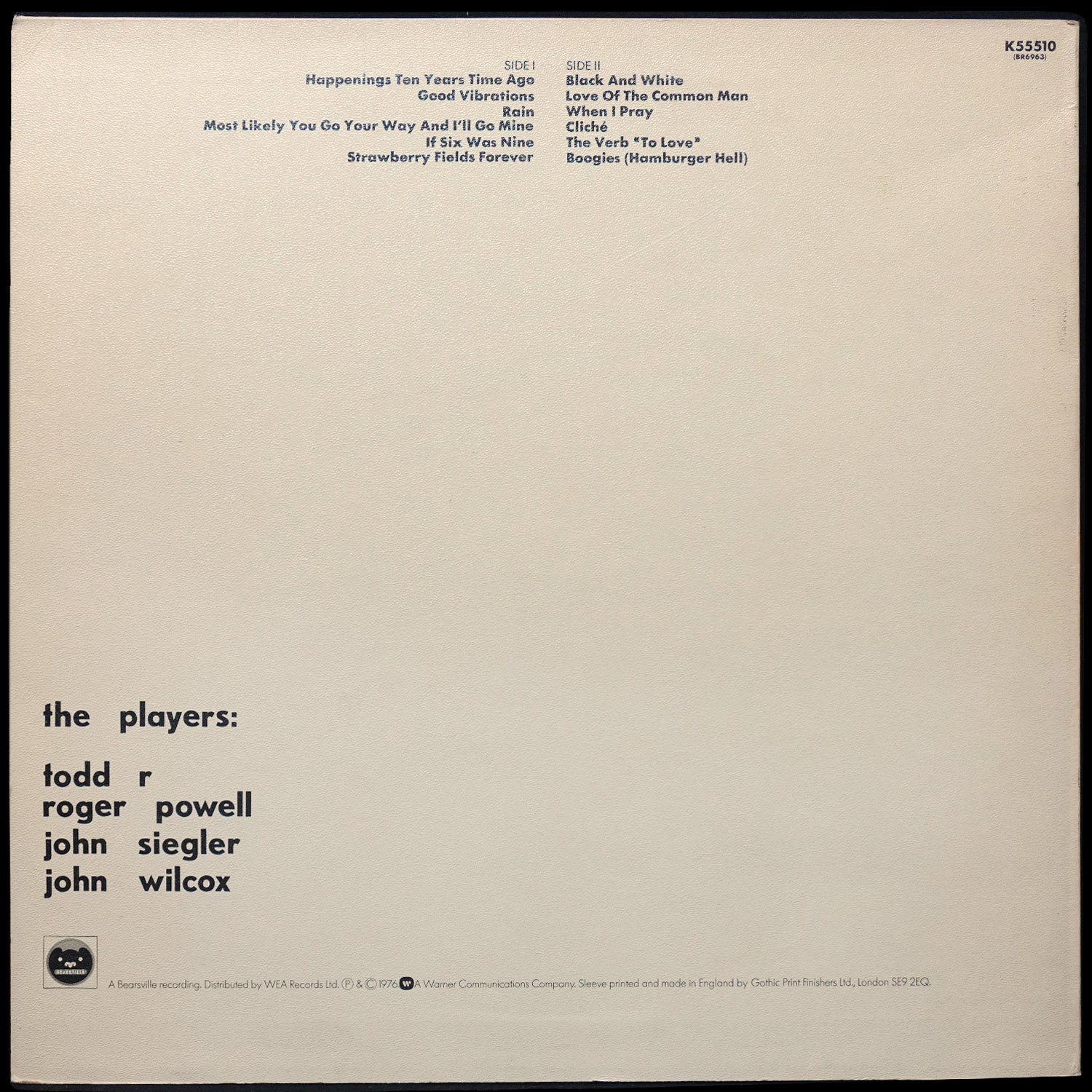 LP Todd Rundgren — Faithful фото 2