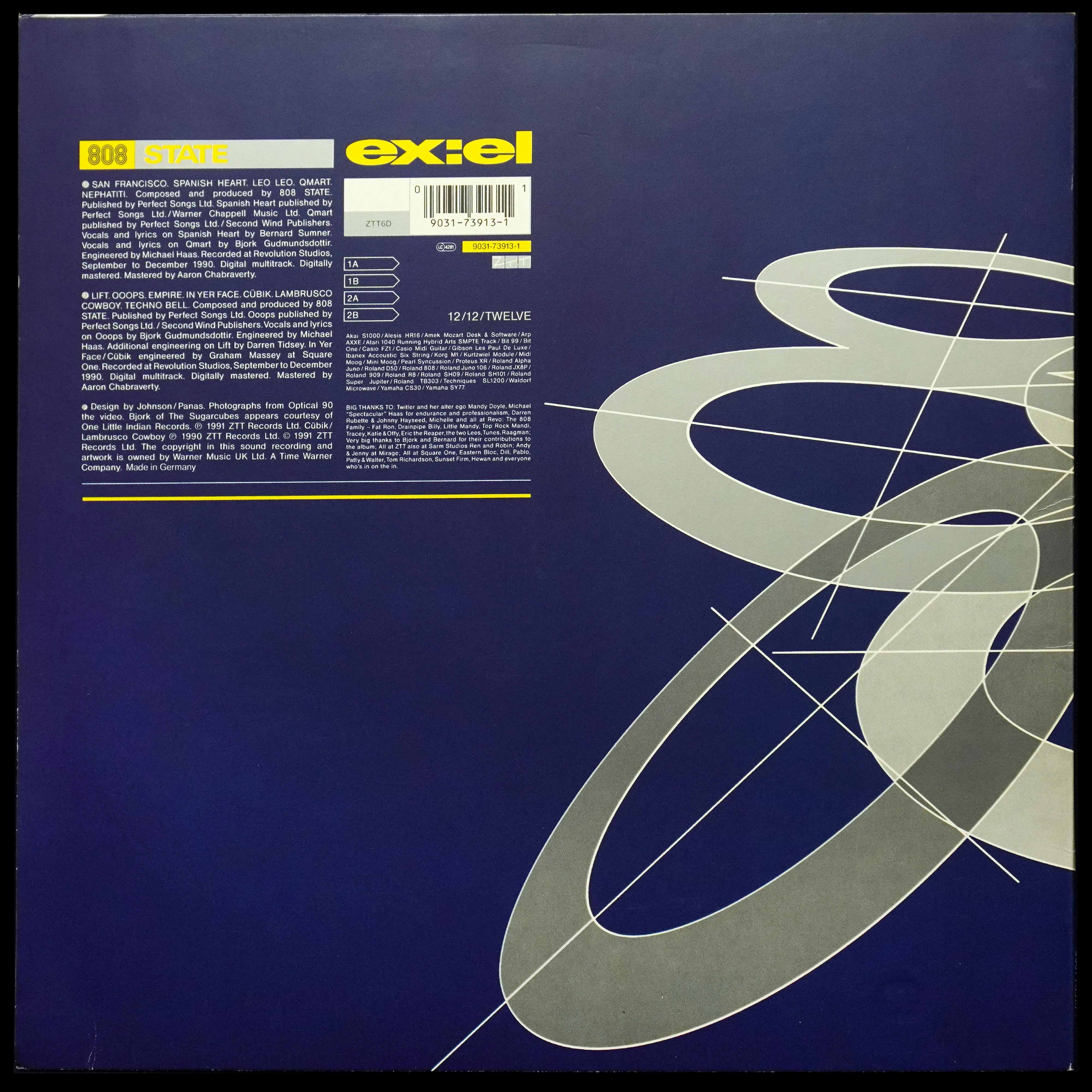 LP 808 State — ex:el (2LP) фото 2