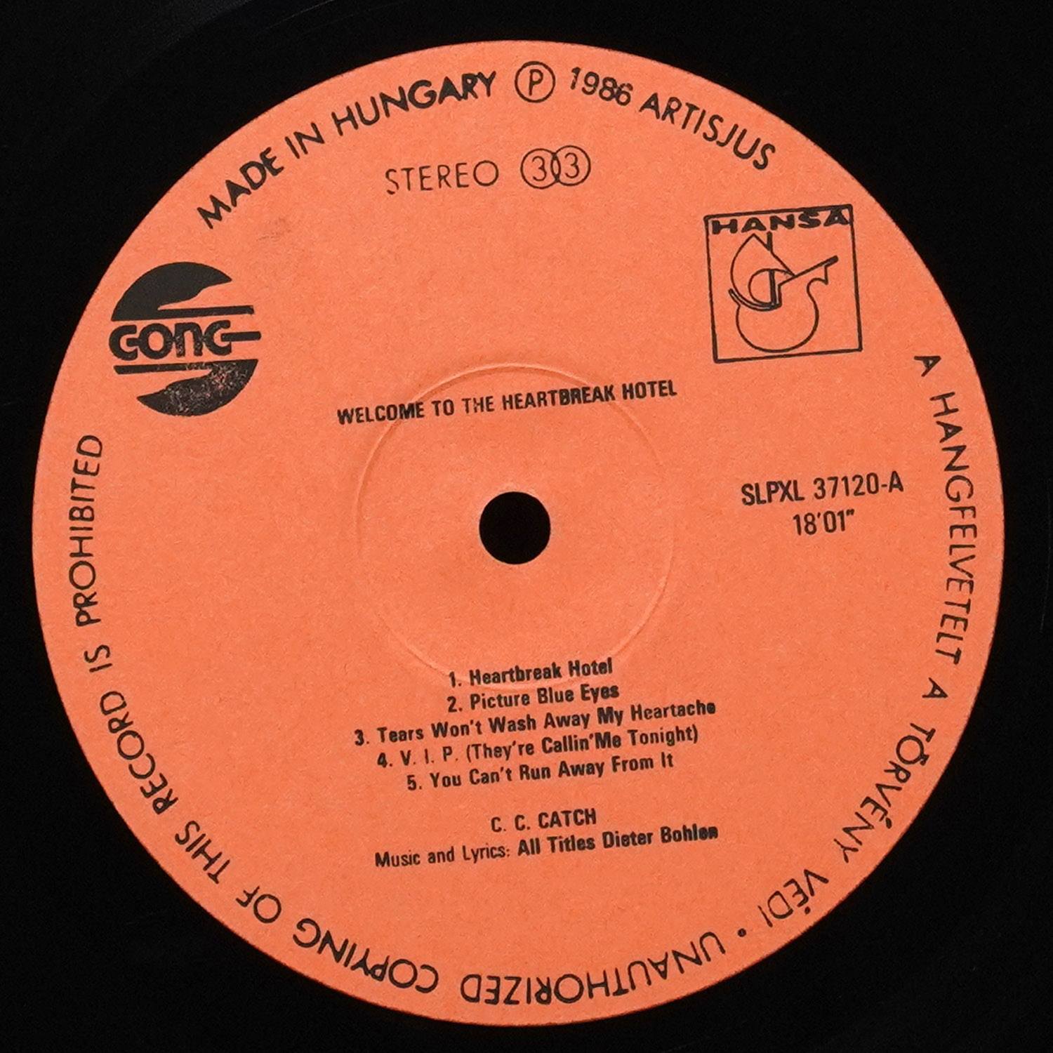 LP C.C. Catch — Welcome To The Heartbreak Hotel фото 2