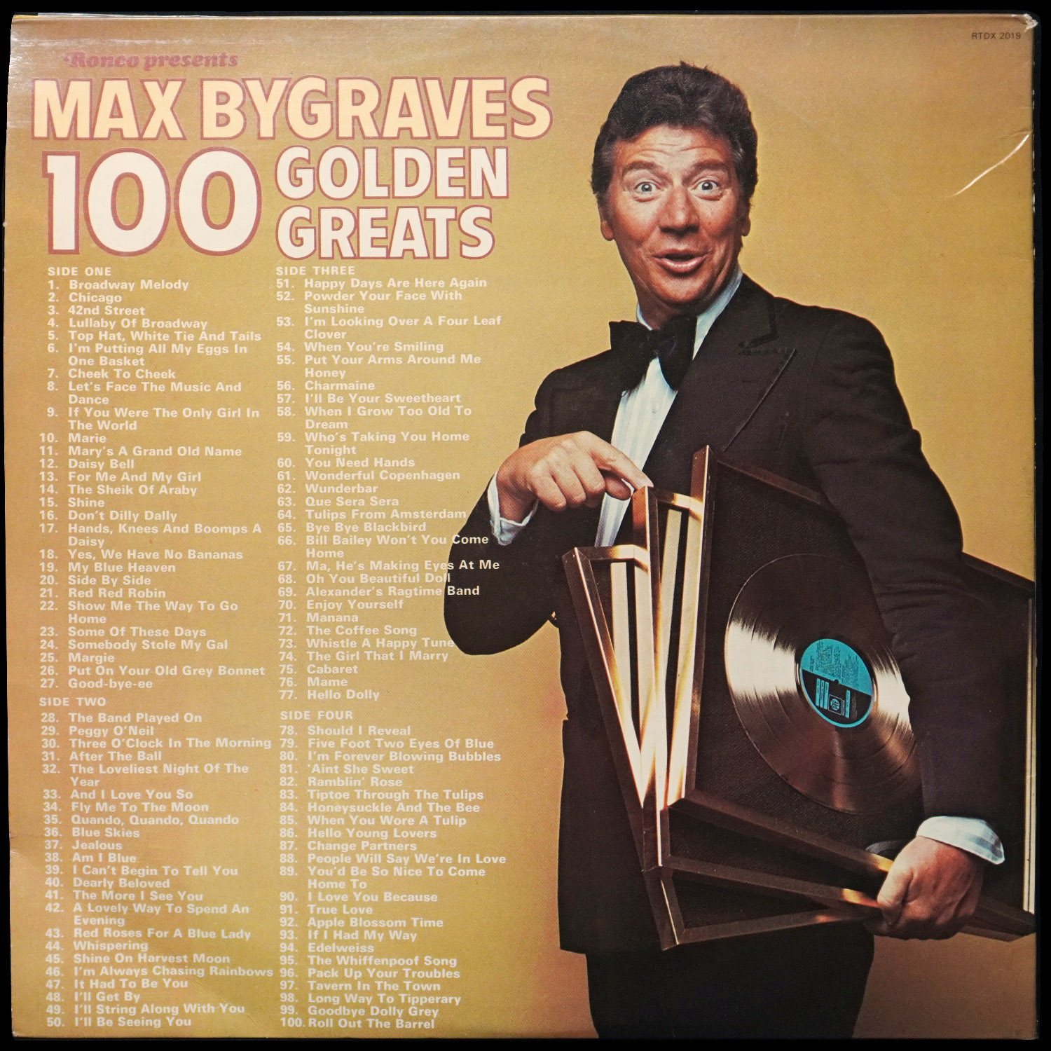 LP Max Bygraves — 100 Golden Greats (2LP) фото 2