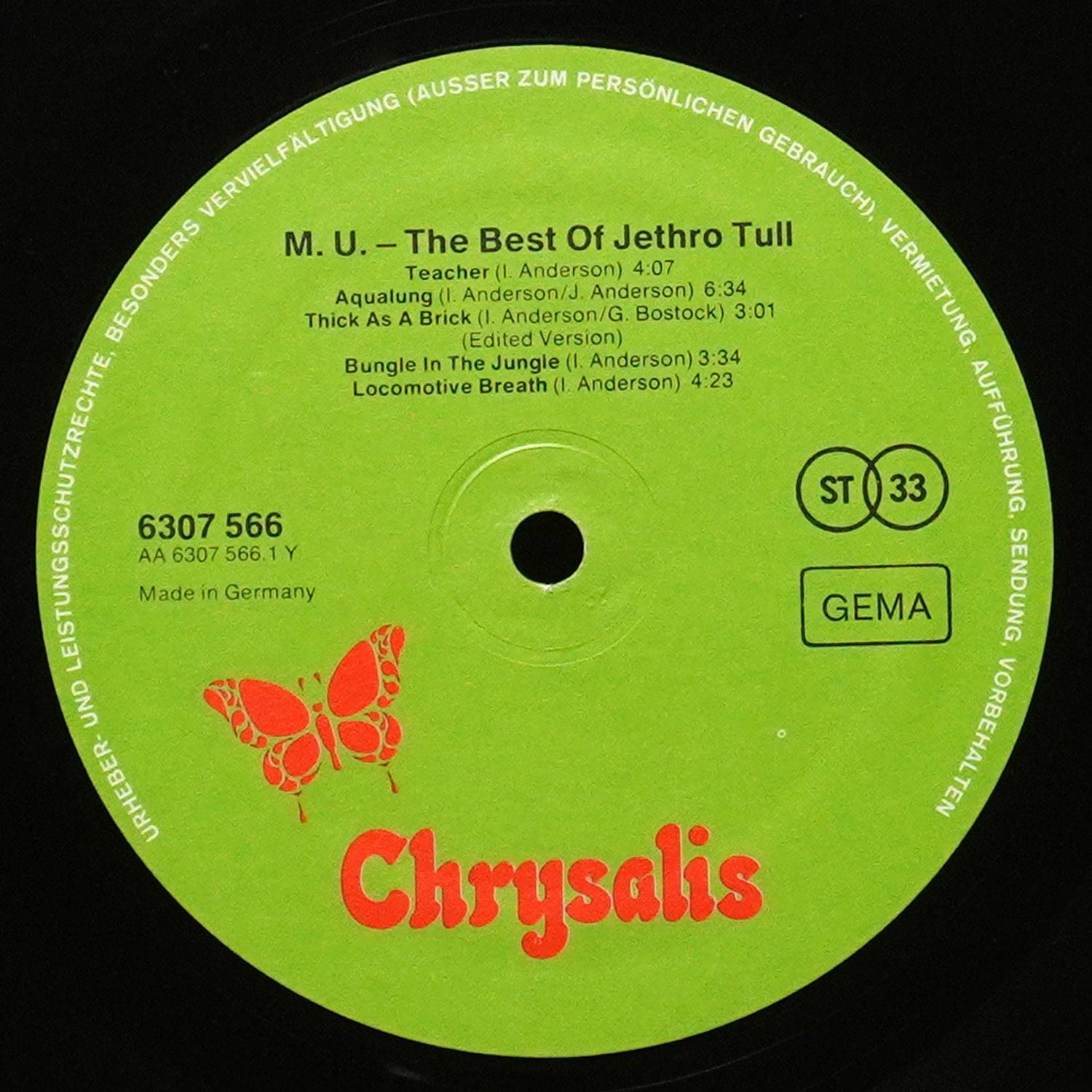 LP Jethro Tull — M.U. - The Best Of Jethro Tull фото 2