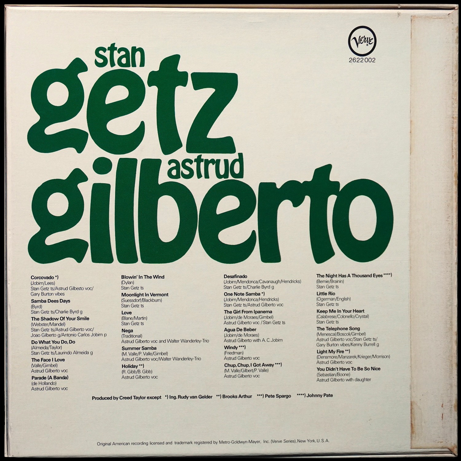 LP Stan Getz — Starportrait (2LP-бокс) фото 2