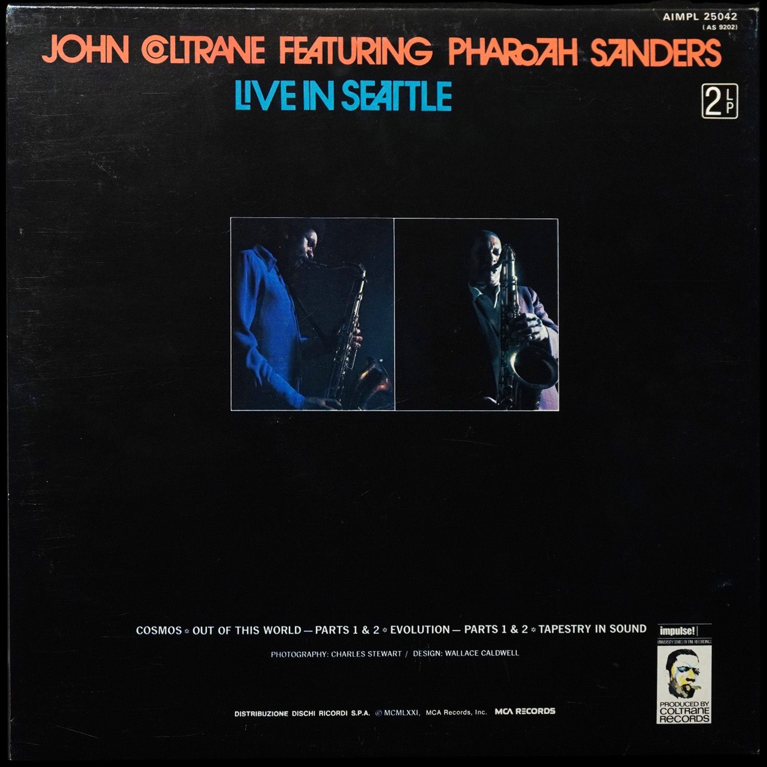LP John Coltrane — Live In Seattle (2LP) фото 2