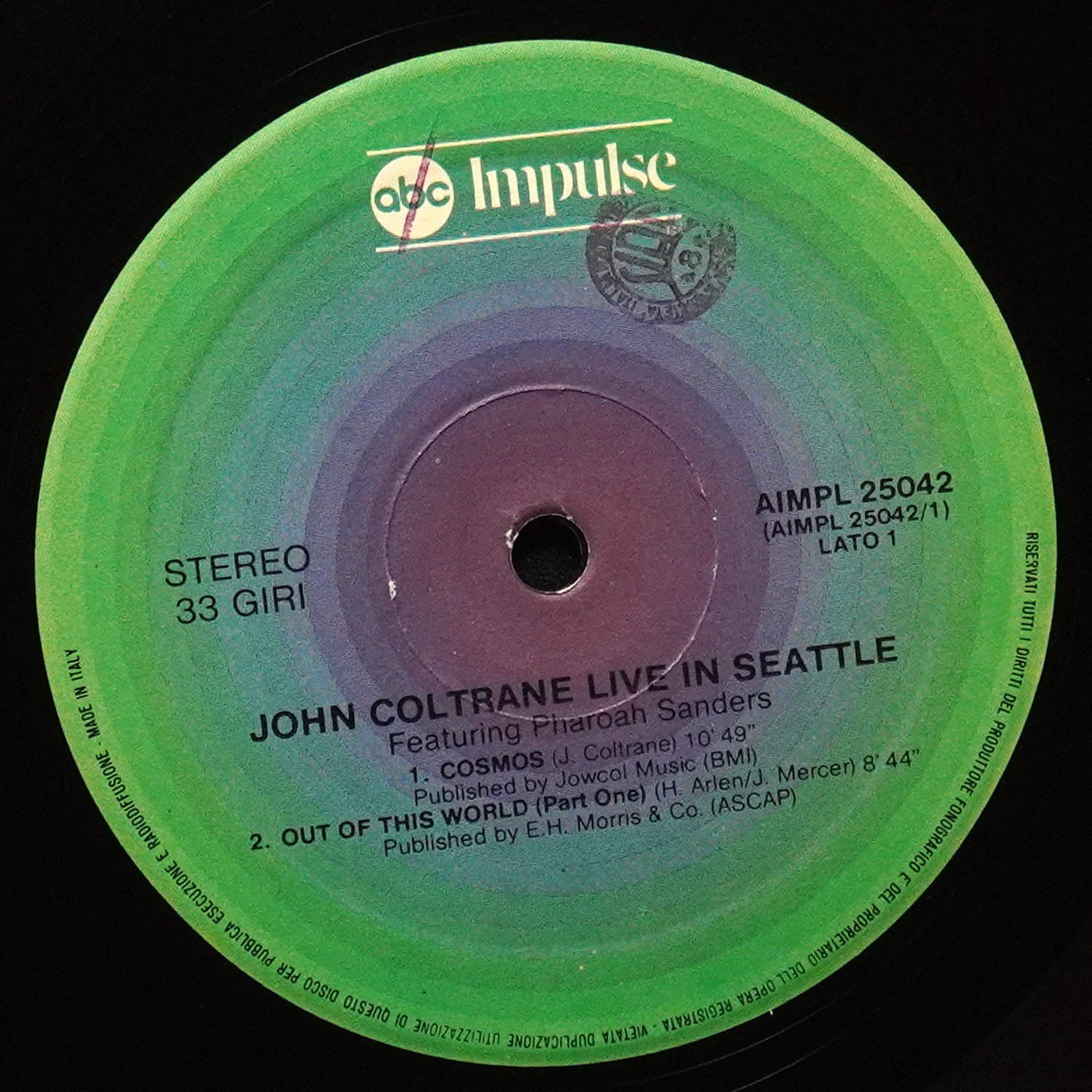 LP John Coltrane — Live In Seattle (2LP) фото 4