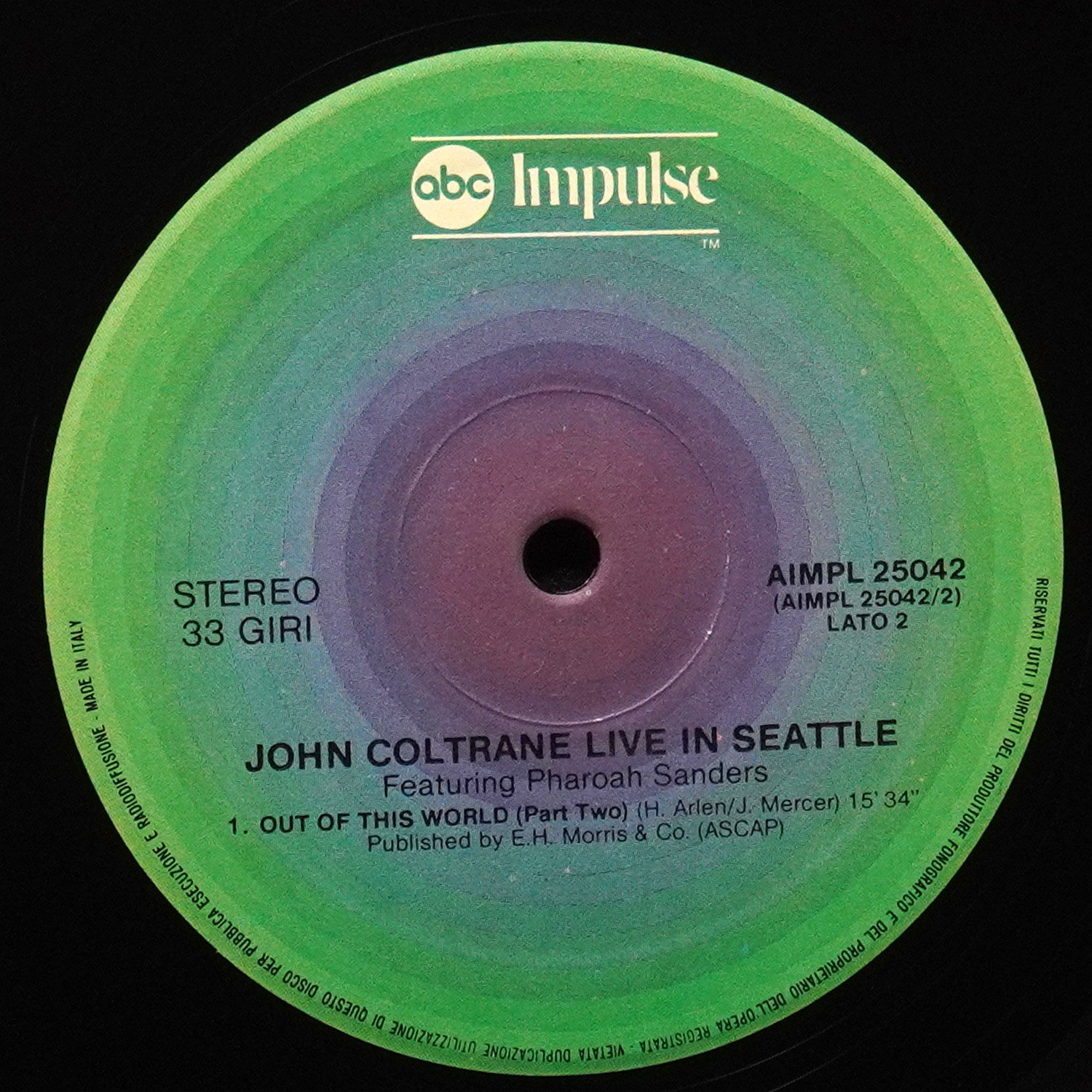 LP John Coltrane — Live In Seattle (2LP) фото 5