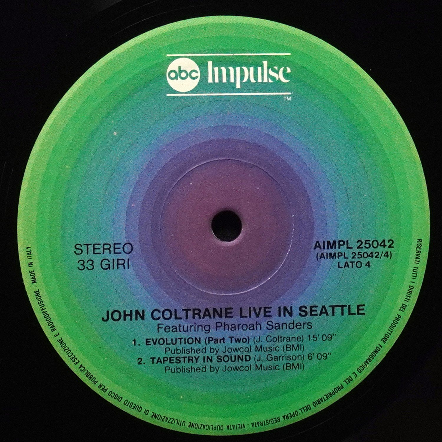 LP John Coltrane — Live In Seattle (2LP) фото 7