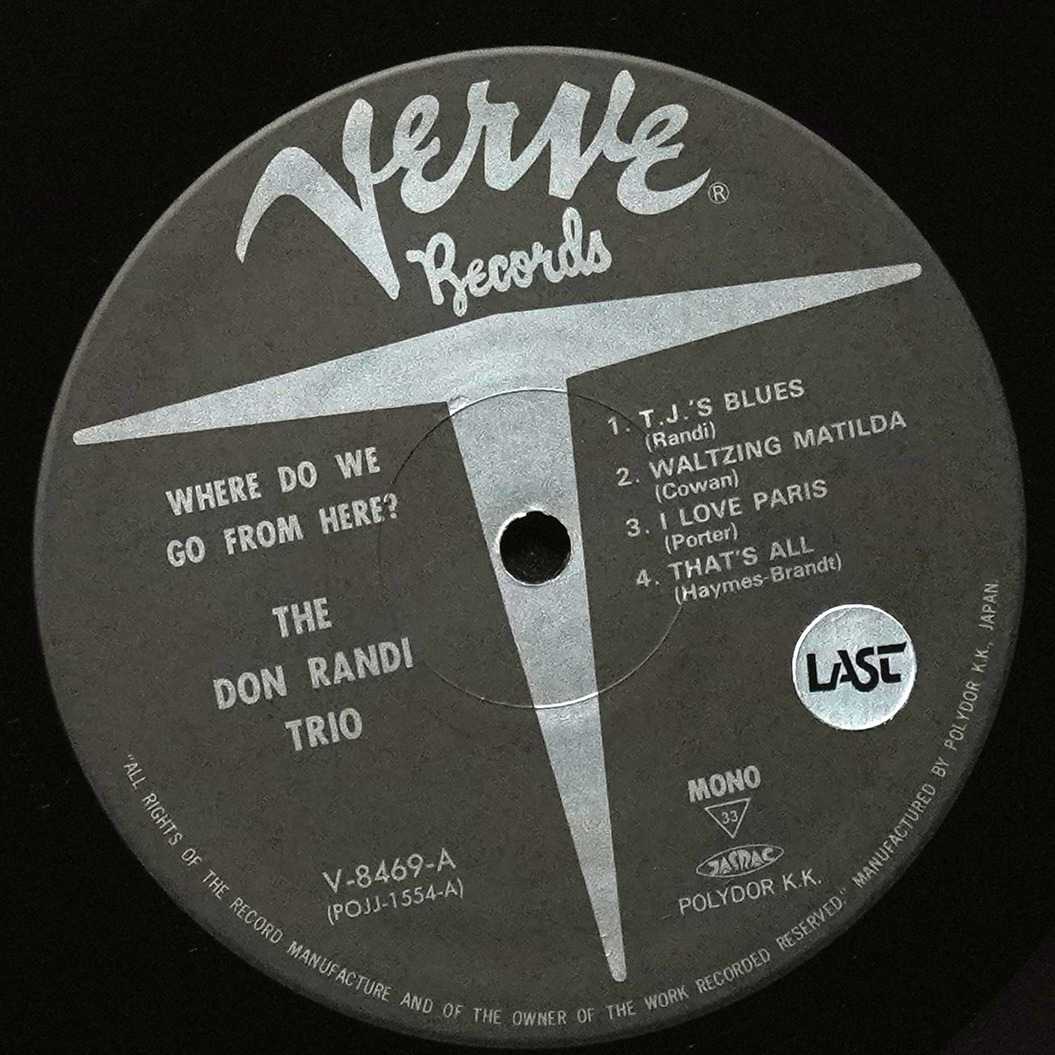 LP Don Randi Trio — Where Do We Go From Here? фото 3