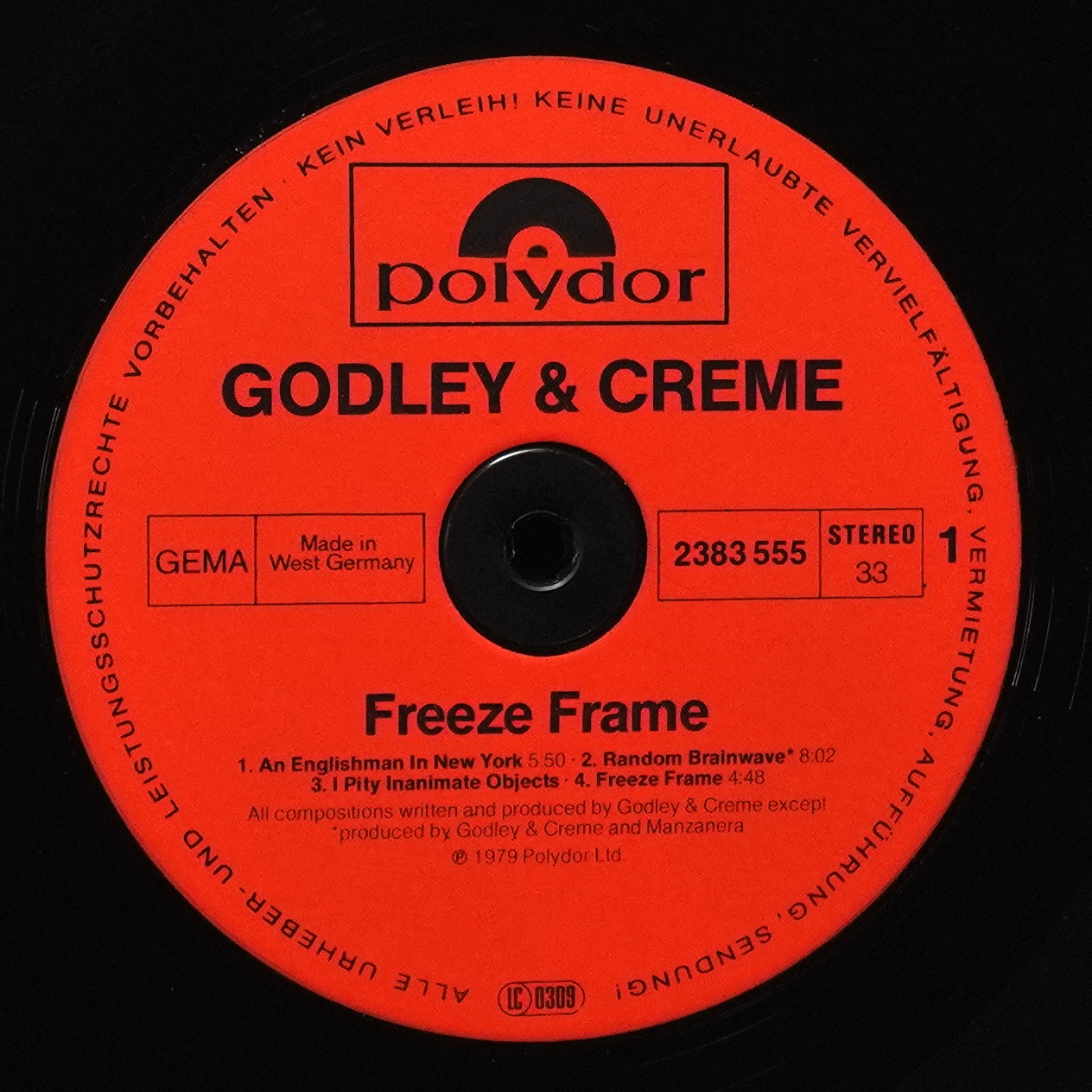 LP Godley & Creme — Freeze Frame фото 2