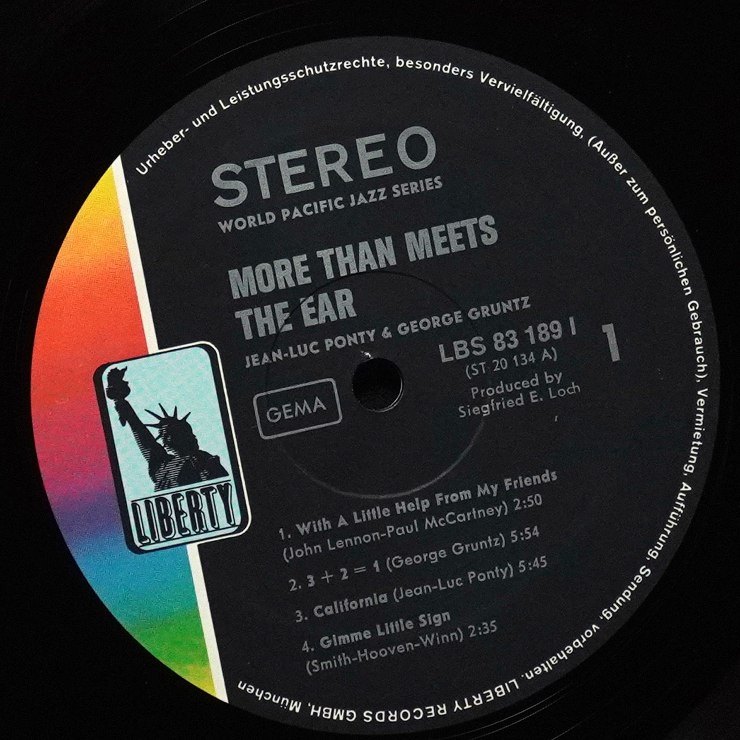 LP Jean-Luc Ponty — More Than Meets The Ear фото 3