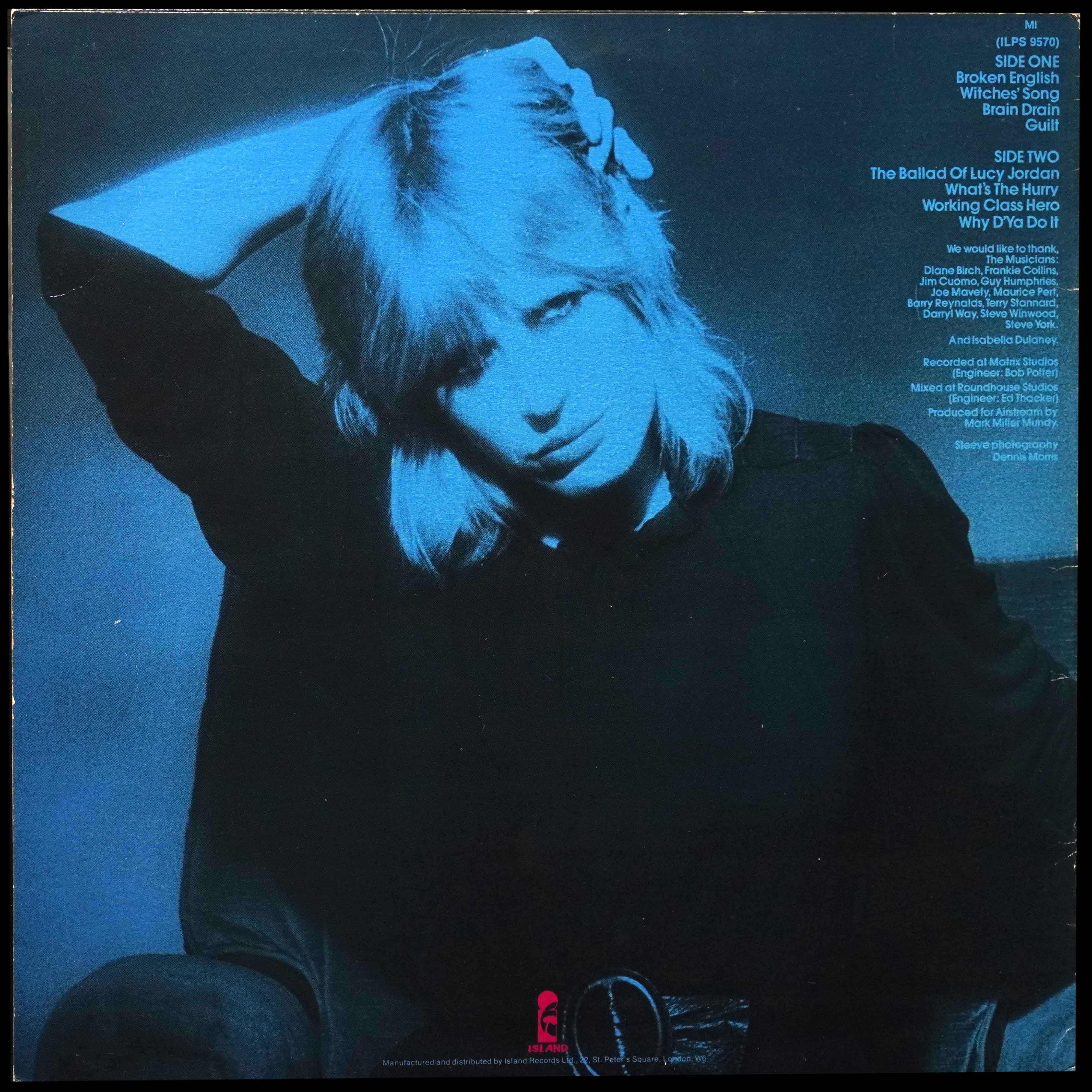 LP Marianne Faithfull — Broken English фото 2
