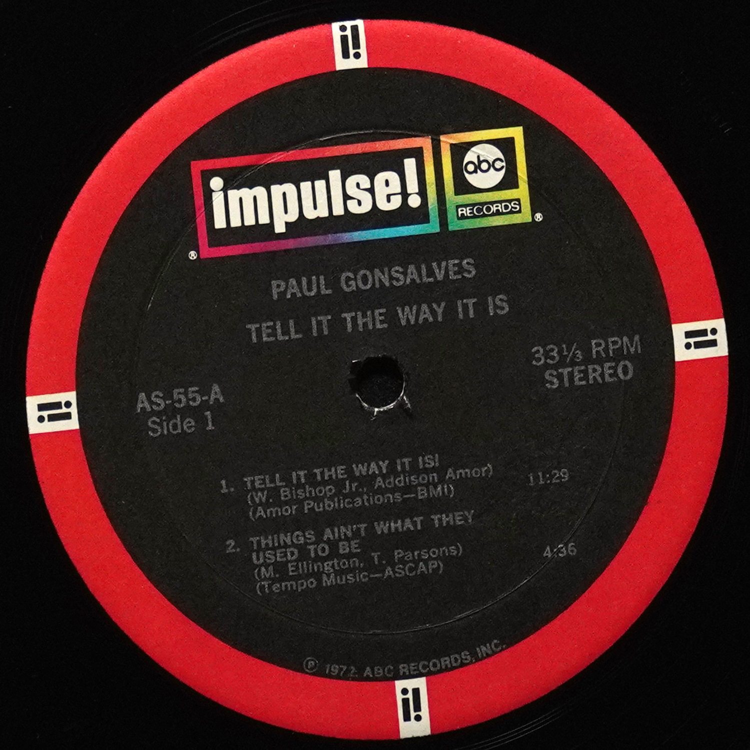 LP Paul Gonsalves — Tell It The Way It Is фото 4