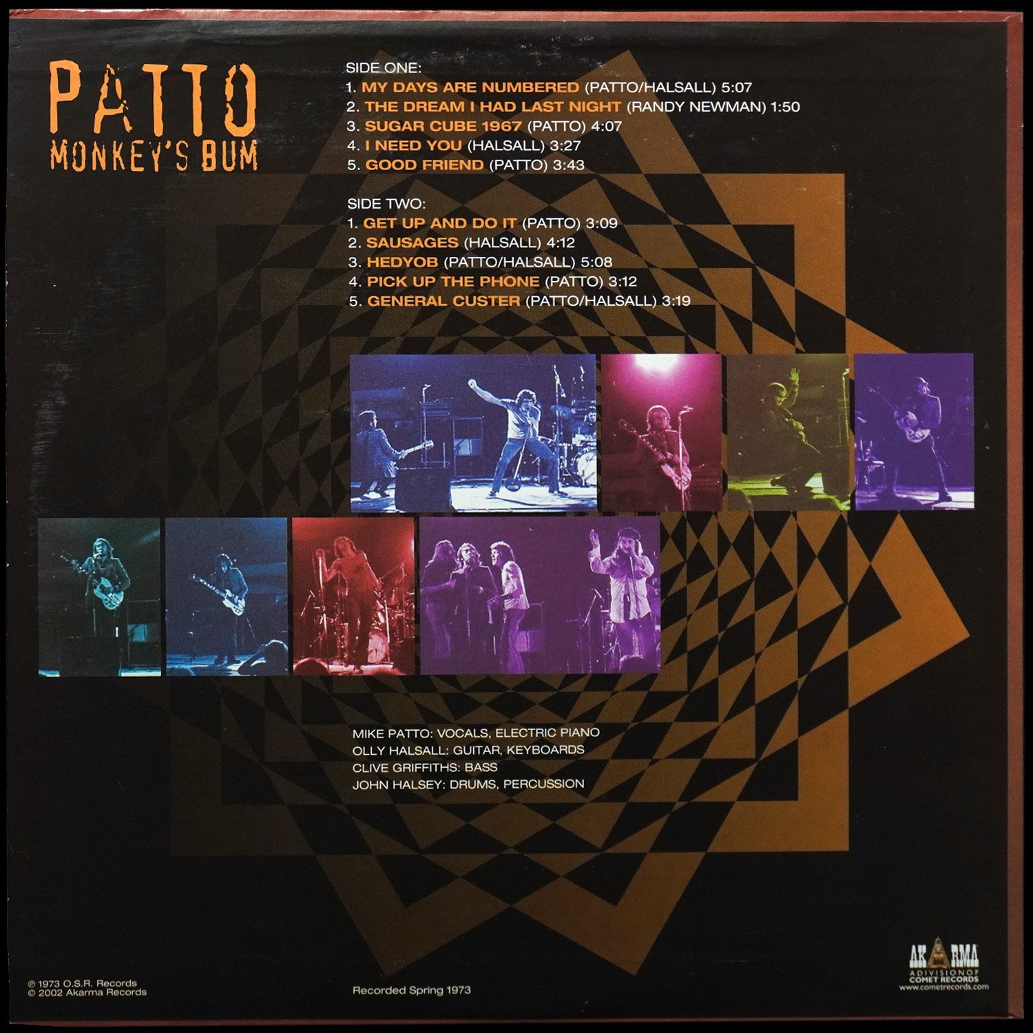 LP Patto — Monkey's Bum фото 2
