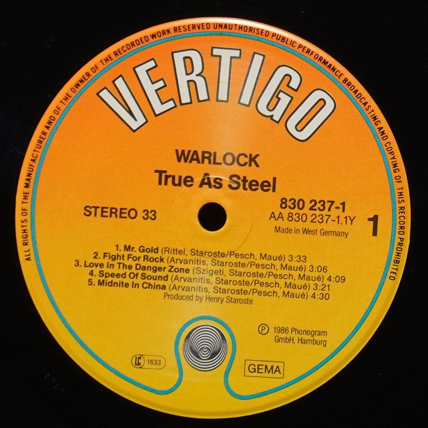 LP Warlock — True As Steel фото 3