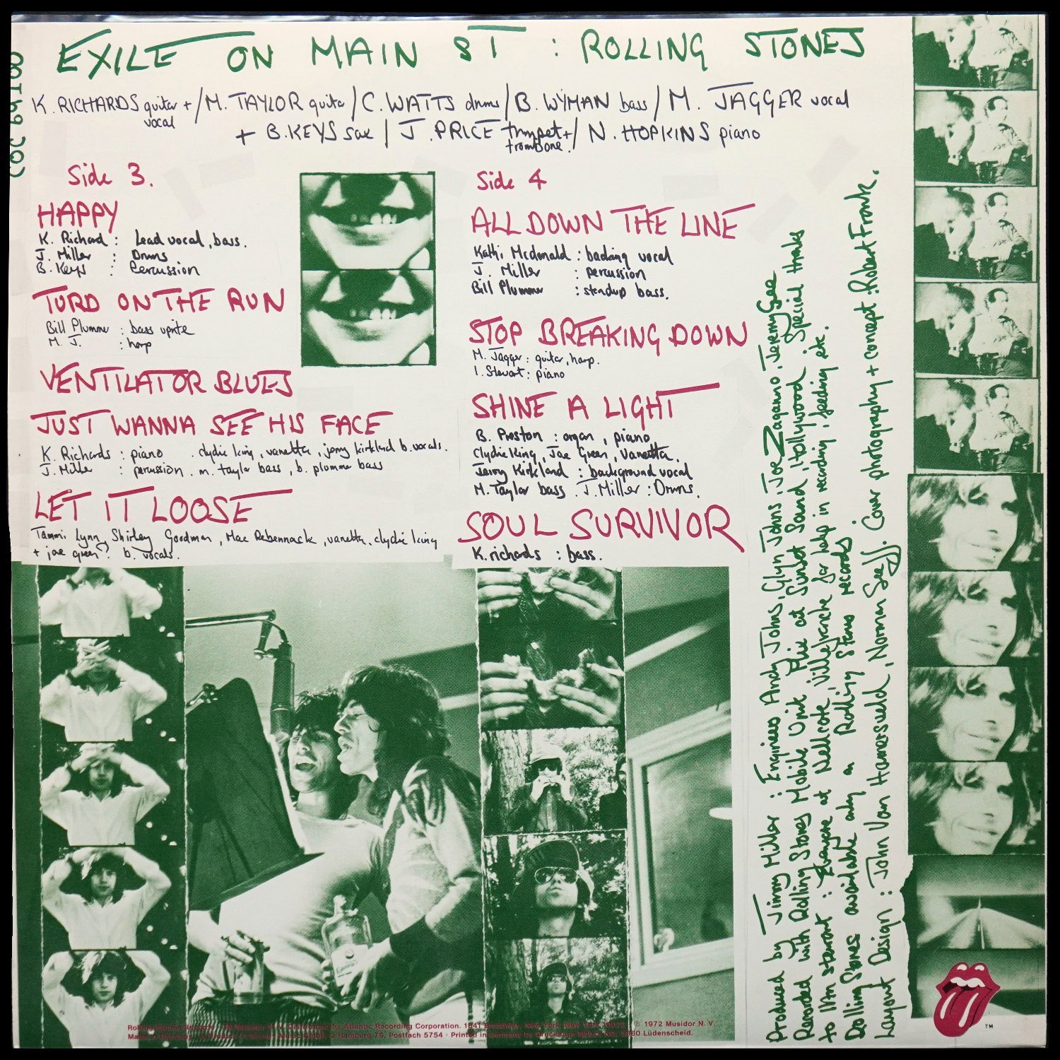 LP Rolling Stones — Exile On Main St (2LP) фото 3