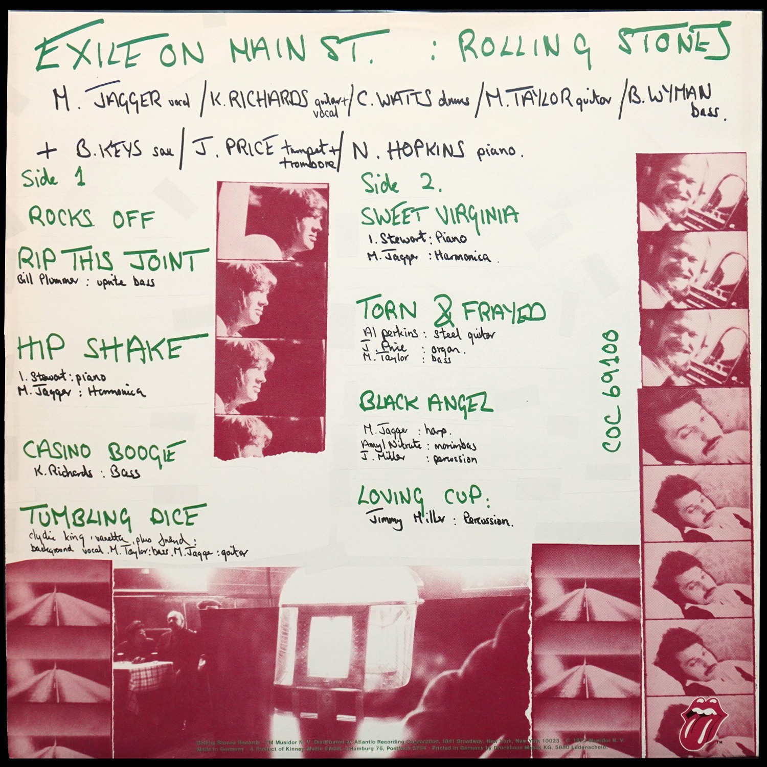 LP Rolling Stones — Exile On Main St (2LP) фото 7