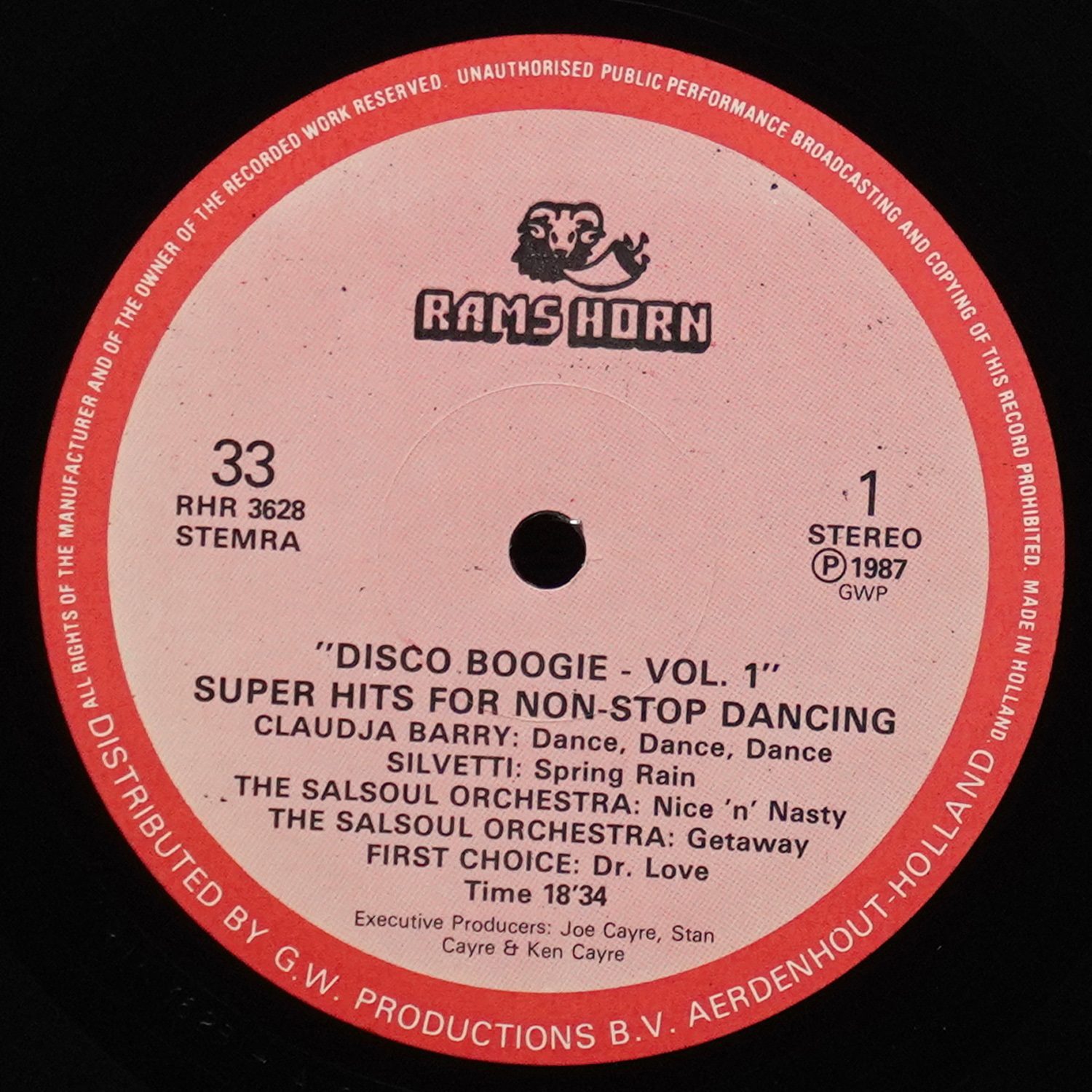 LP V/A — Disco Boogie Vol. 1 фото 2