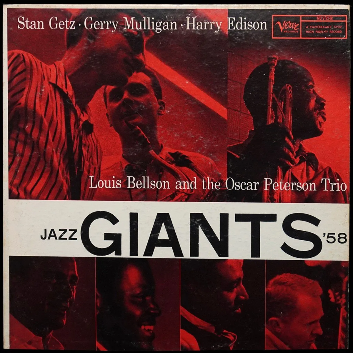 LP Stan Getz — Jazz Giants '58 фото