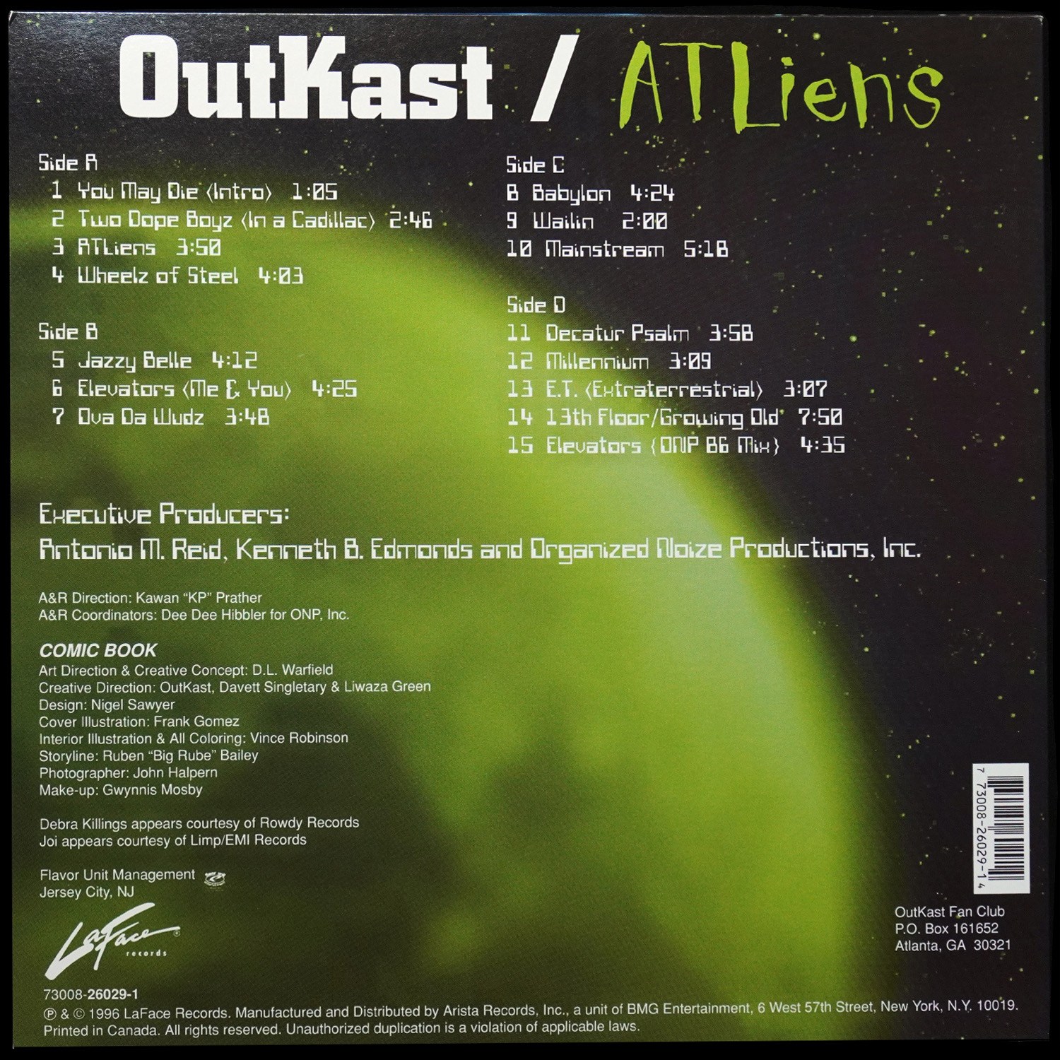 LP Outkast — ATLiens (2LP) фото 2