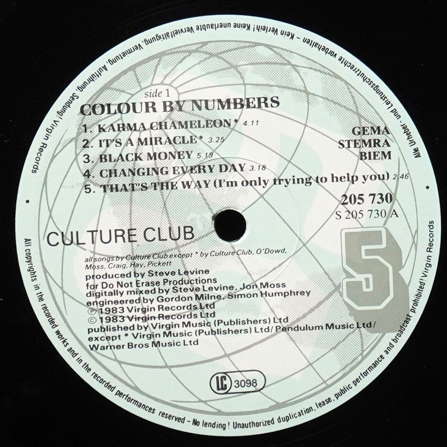 LP Culture Club — Colour By Numbers фото 2