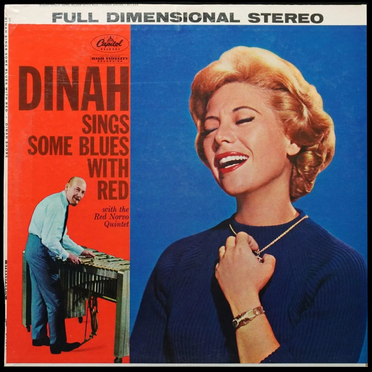 LP Dinah Shore — Dinah Sings Some Blues With Red фото