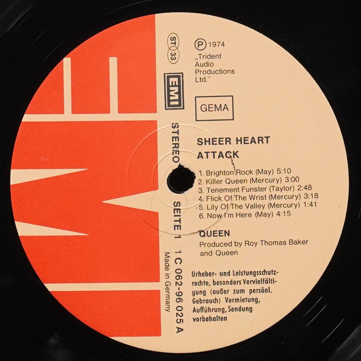 LP Queen — Sheer Heart Attack фото 3