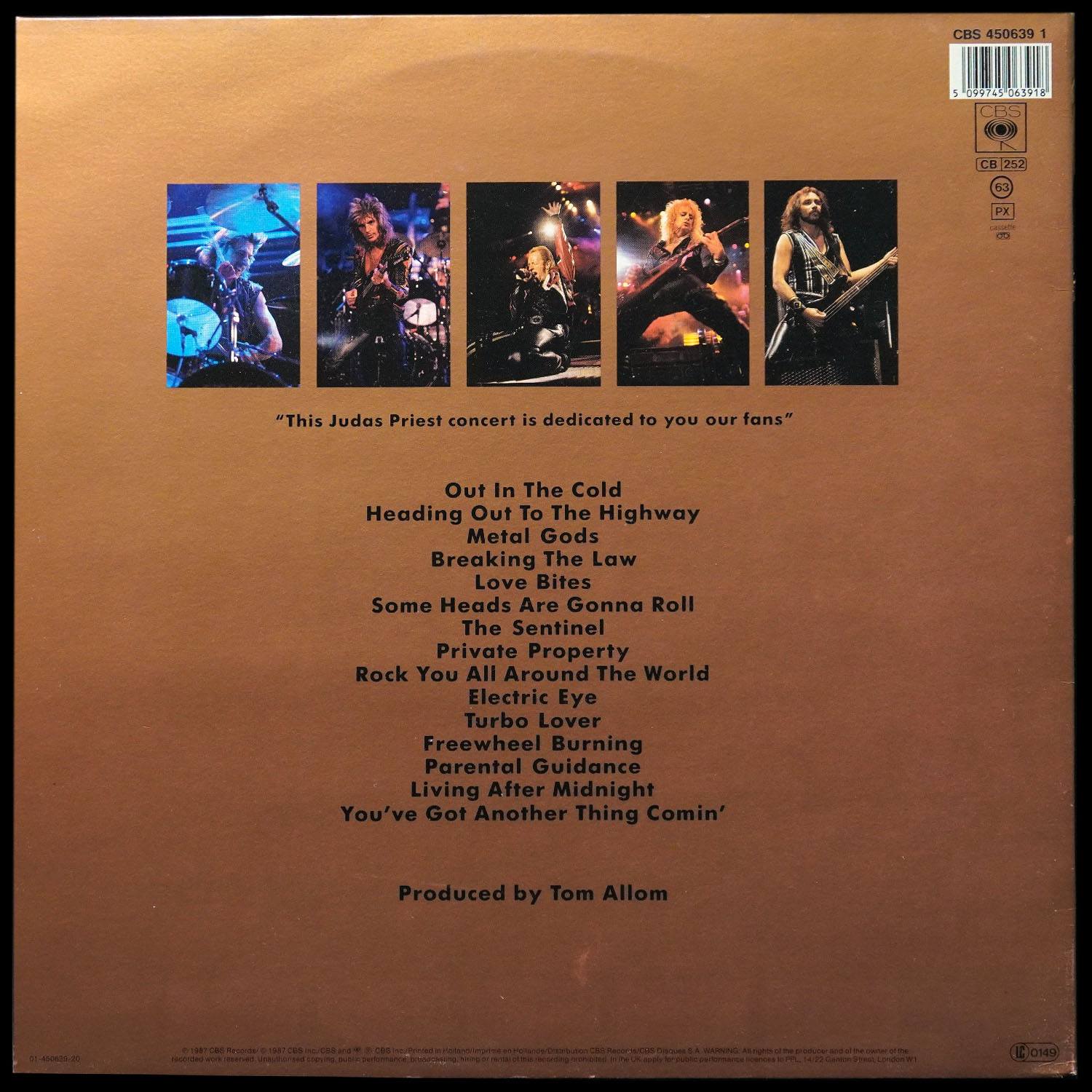 LP Judas Priest — Priest... Live! (2LP) фото 2
