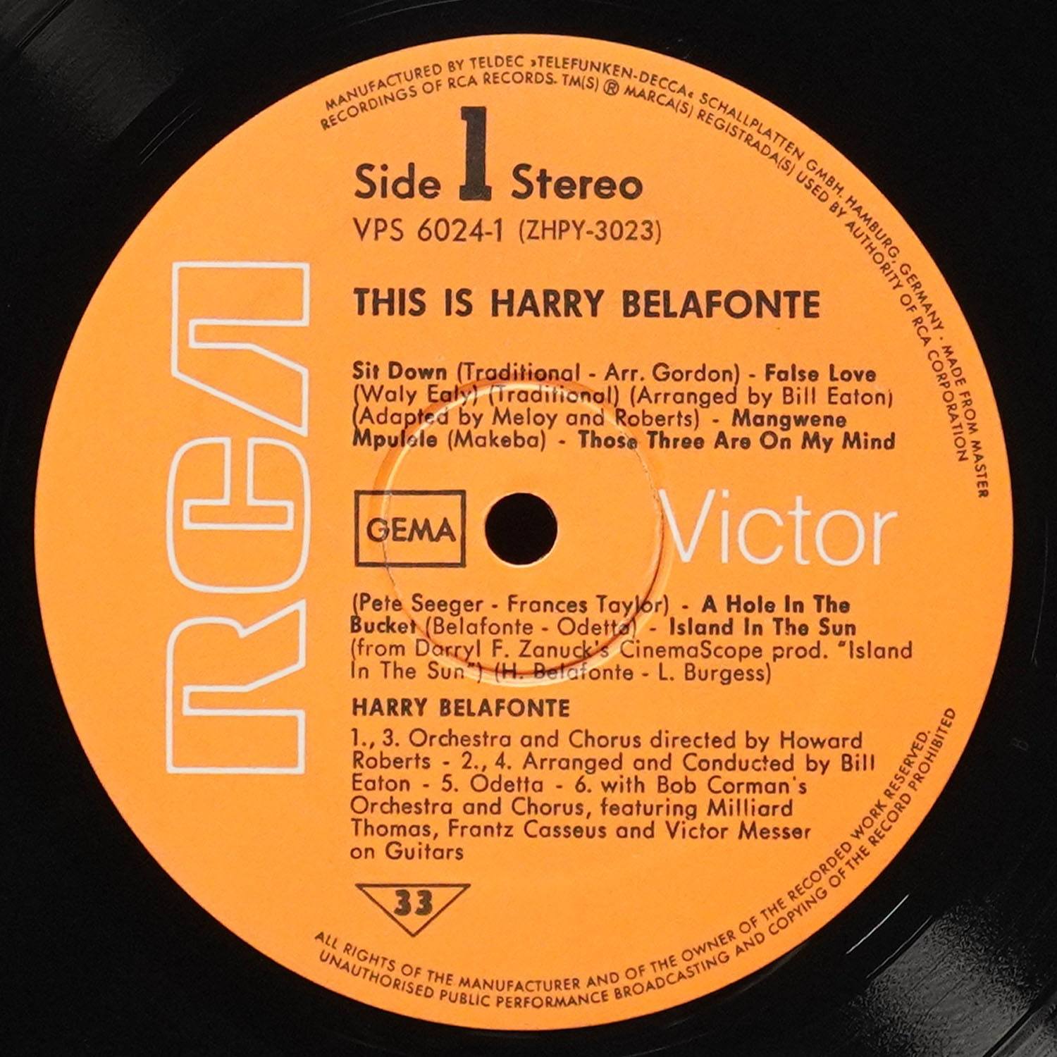 LP Harry Belafonte — This Is Harry Belafonte (2LP) фото 2