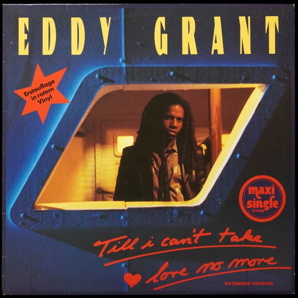 LP Eddy Grant — Till I Can't Take Love No More (Extended Version) (цветной винил, макси сингл) фото