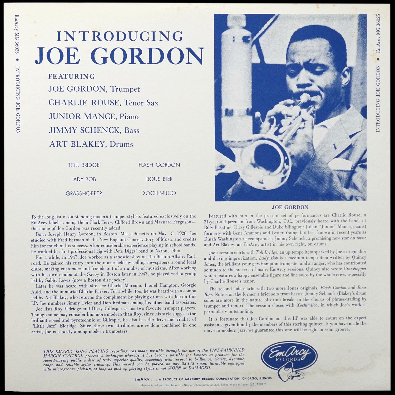 LP Joe Gordon — Introducing Joe Gordon фото 2
