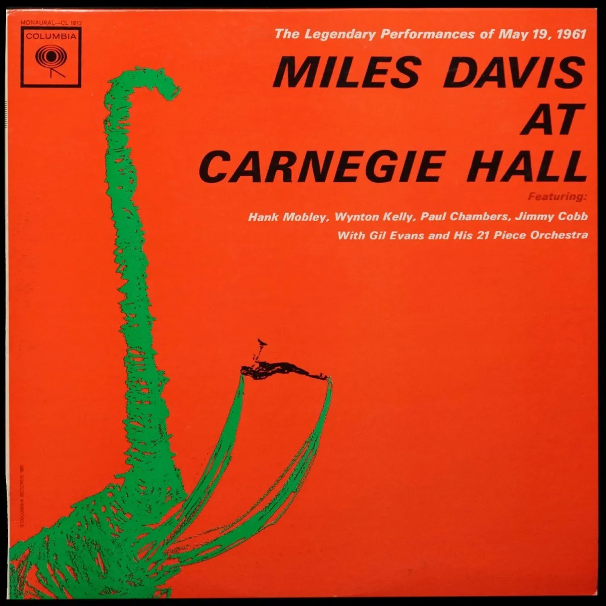LP Miles Davis — Miles Davis At Carnegie Hall (моно) фото