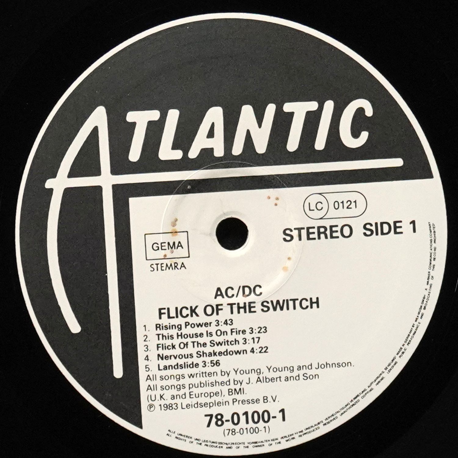 LP AC/DC — Flick Of The Switch фото 3