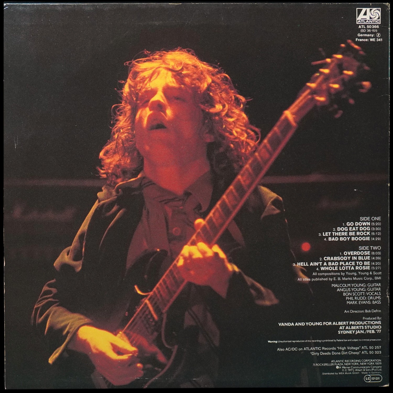 LP AC/DC — Let There Be Rock фото 2