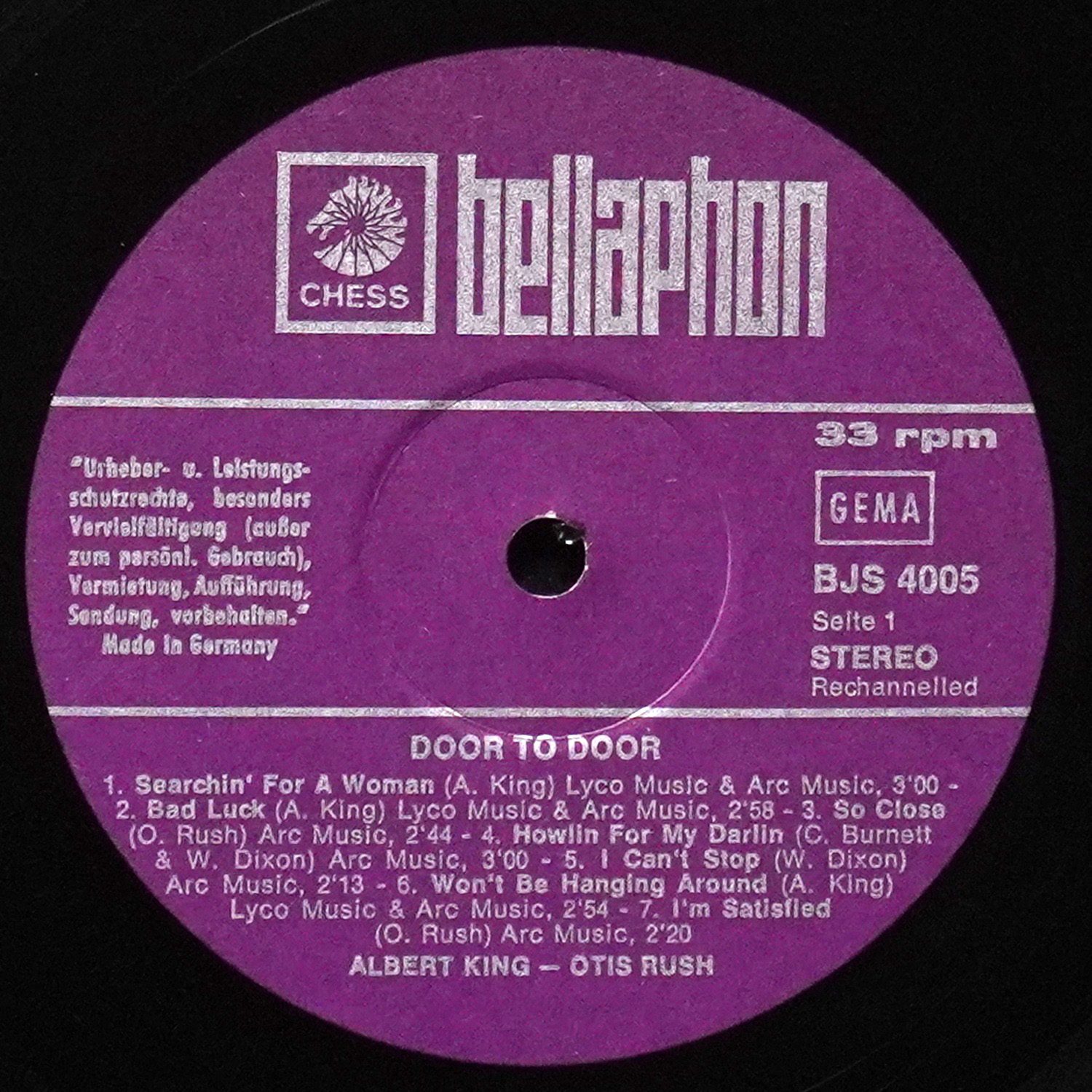 LP Albert King — Door To Door фото 3