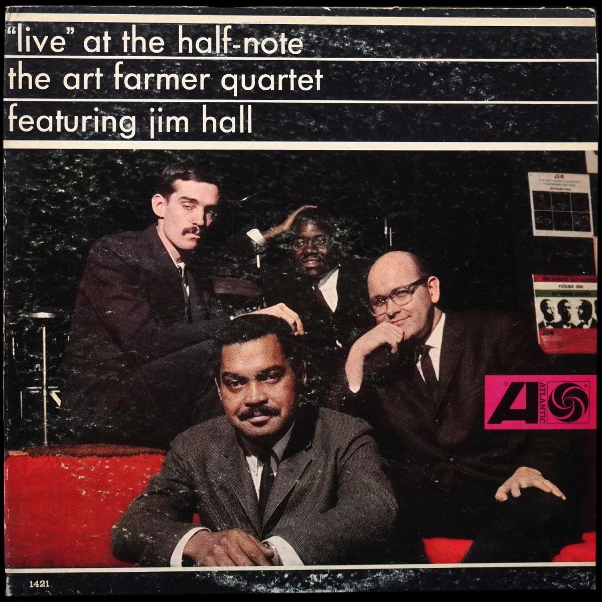 LP Art Farmer Quartet — Live At The Half-Note (моно) фото