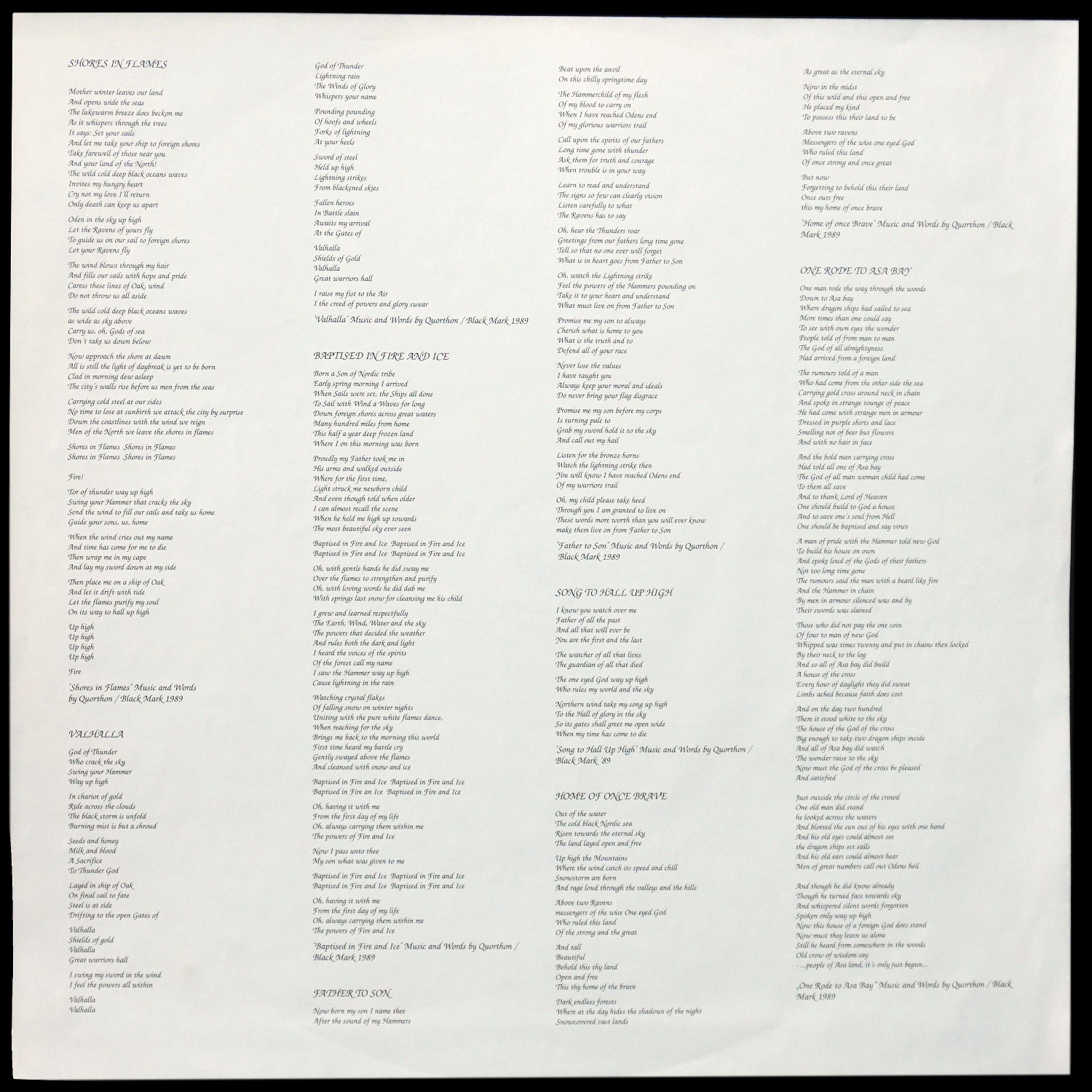 LP Bathory — Hammerheart фото 7