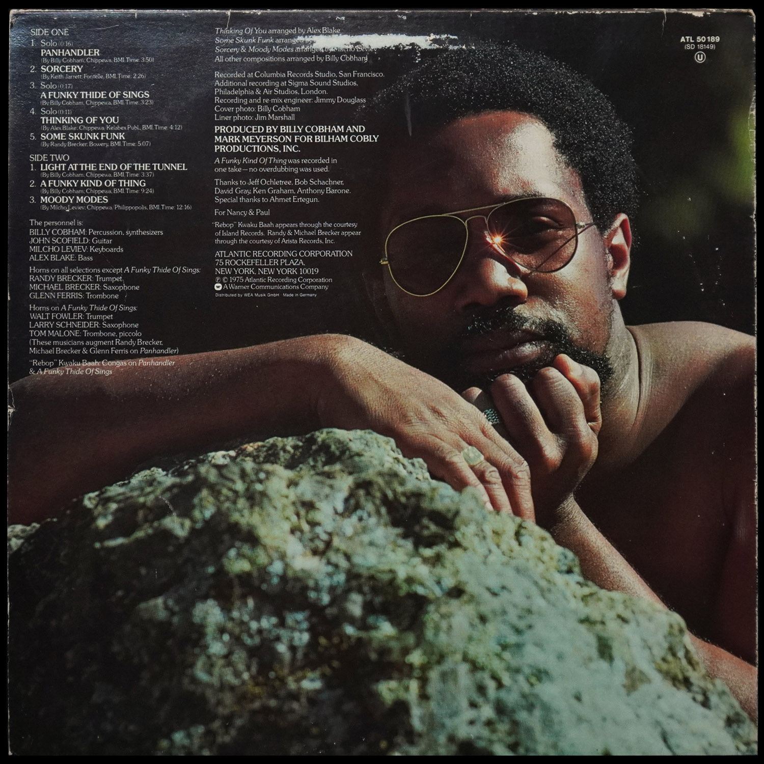 LP Billy Cobham — A Funky Thide Of Sings фото 2
