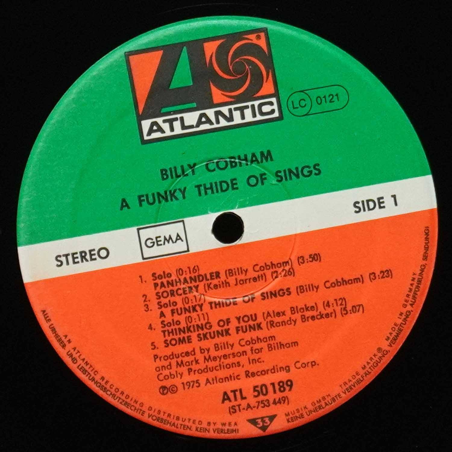 LP Billy Cobham — A Funky Thide Of Sings фото 3