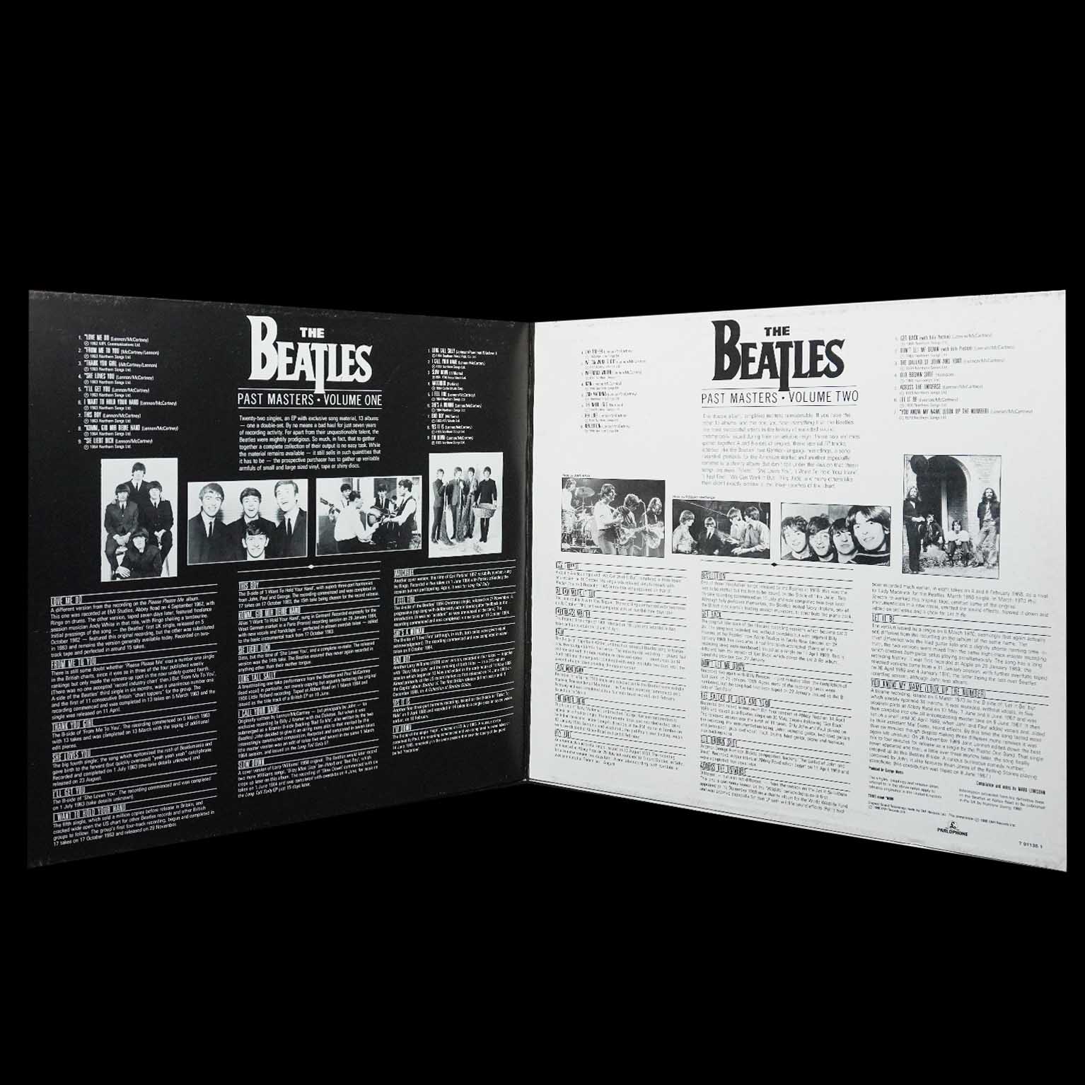 LP Beatles — Past Masters Volumes One & Two (2LP) фото 3