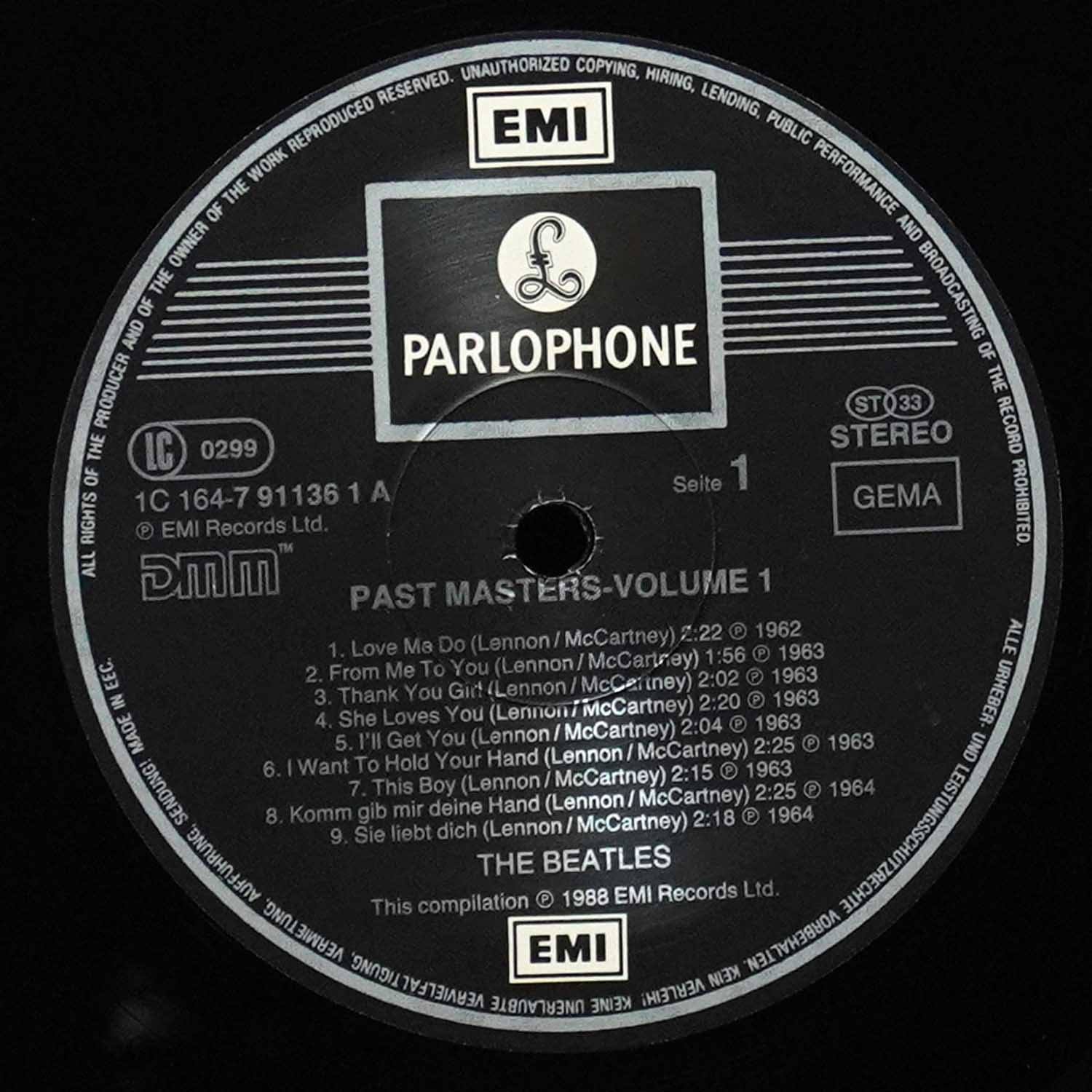 LP Beatles — Past Masters Volumes One & Two (2LP) фото 4