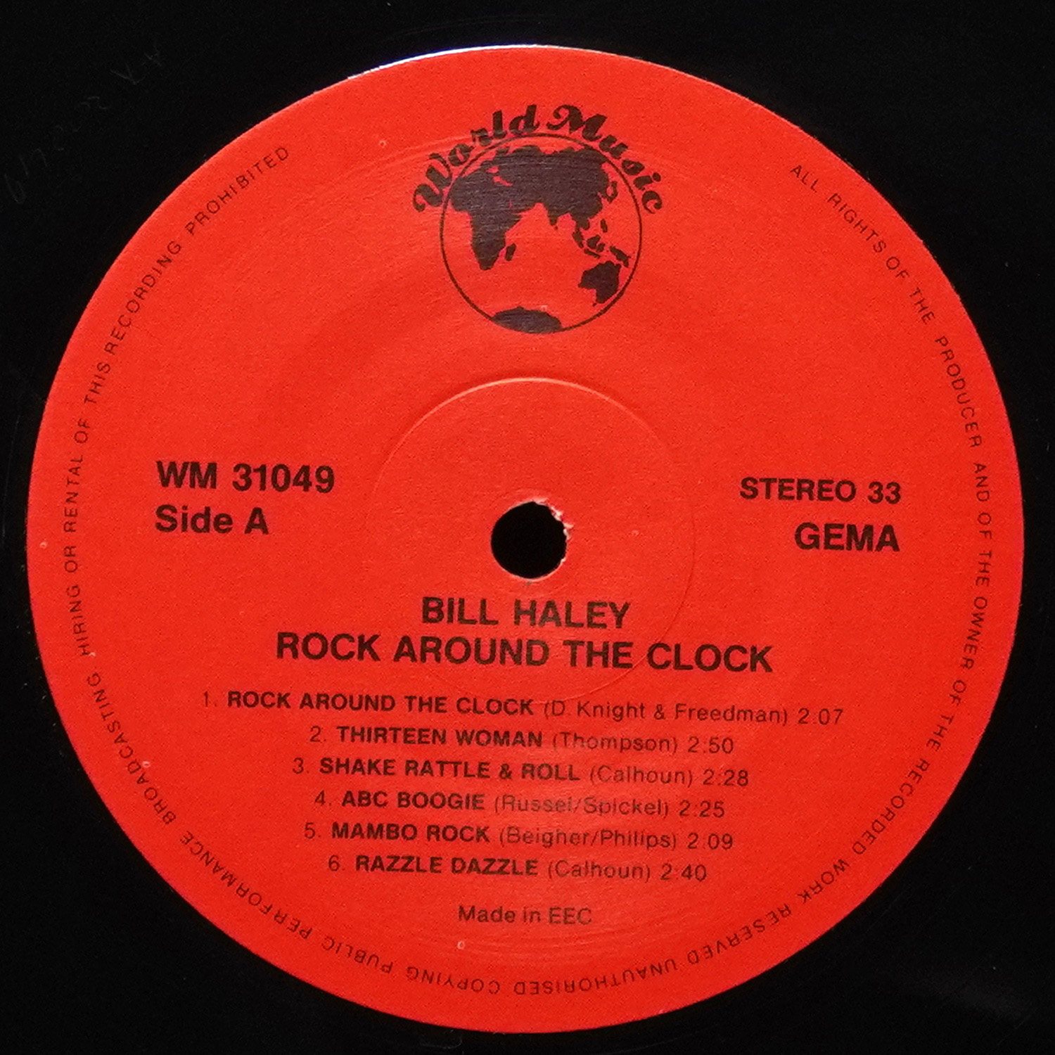LP Bill Haley — Rock Around The Clock фото 2
