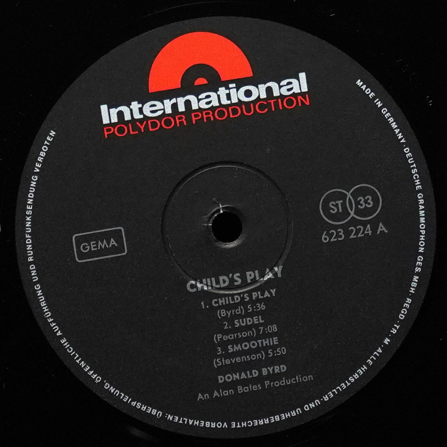 LP Donald Byrd — Child's Play фото 3