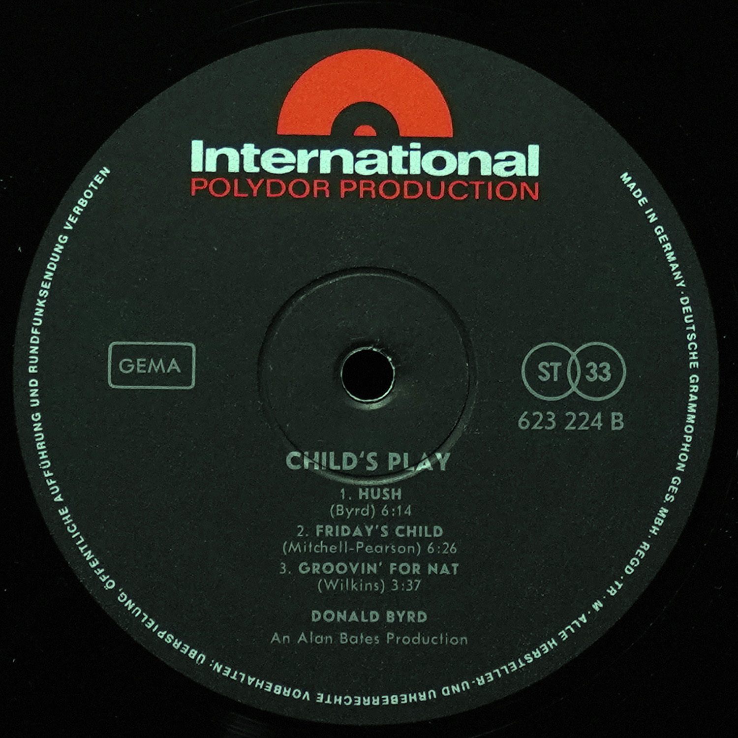 LP Donald Byrd — Child's Play фото 4