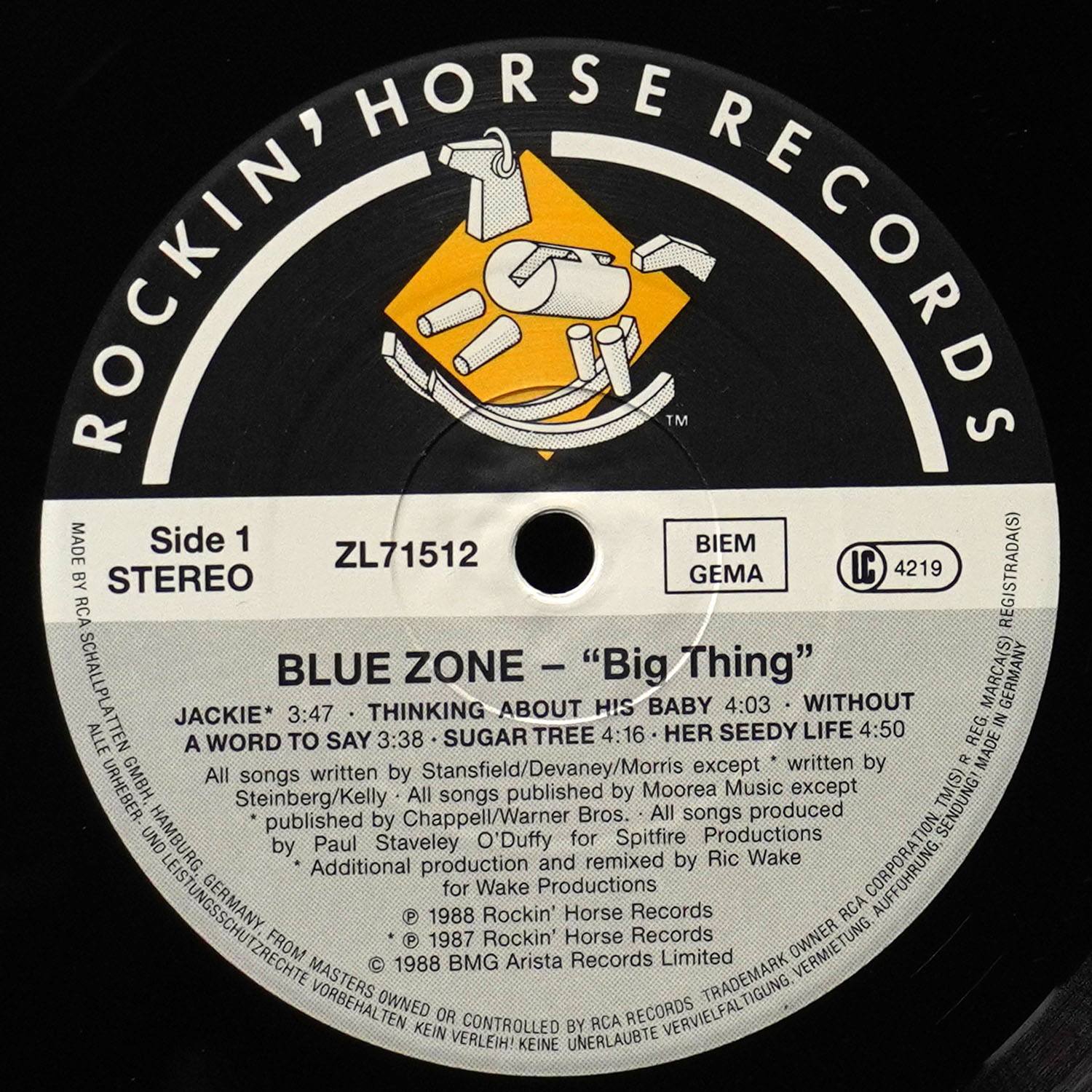 LP Blue Zone — Big Thing фото 2