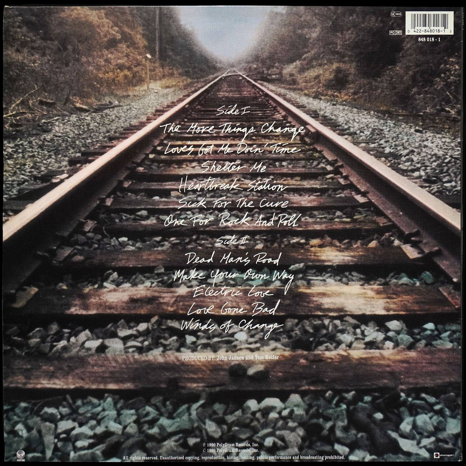 LP Cinderella — Heartbreak Station фото 2