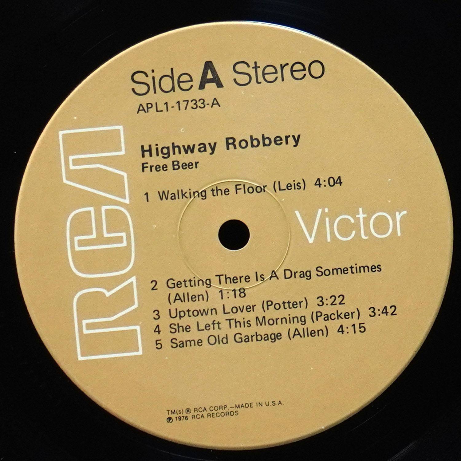 LP Free Beer — Highway Robbery фото 2