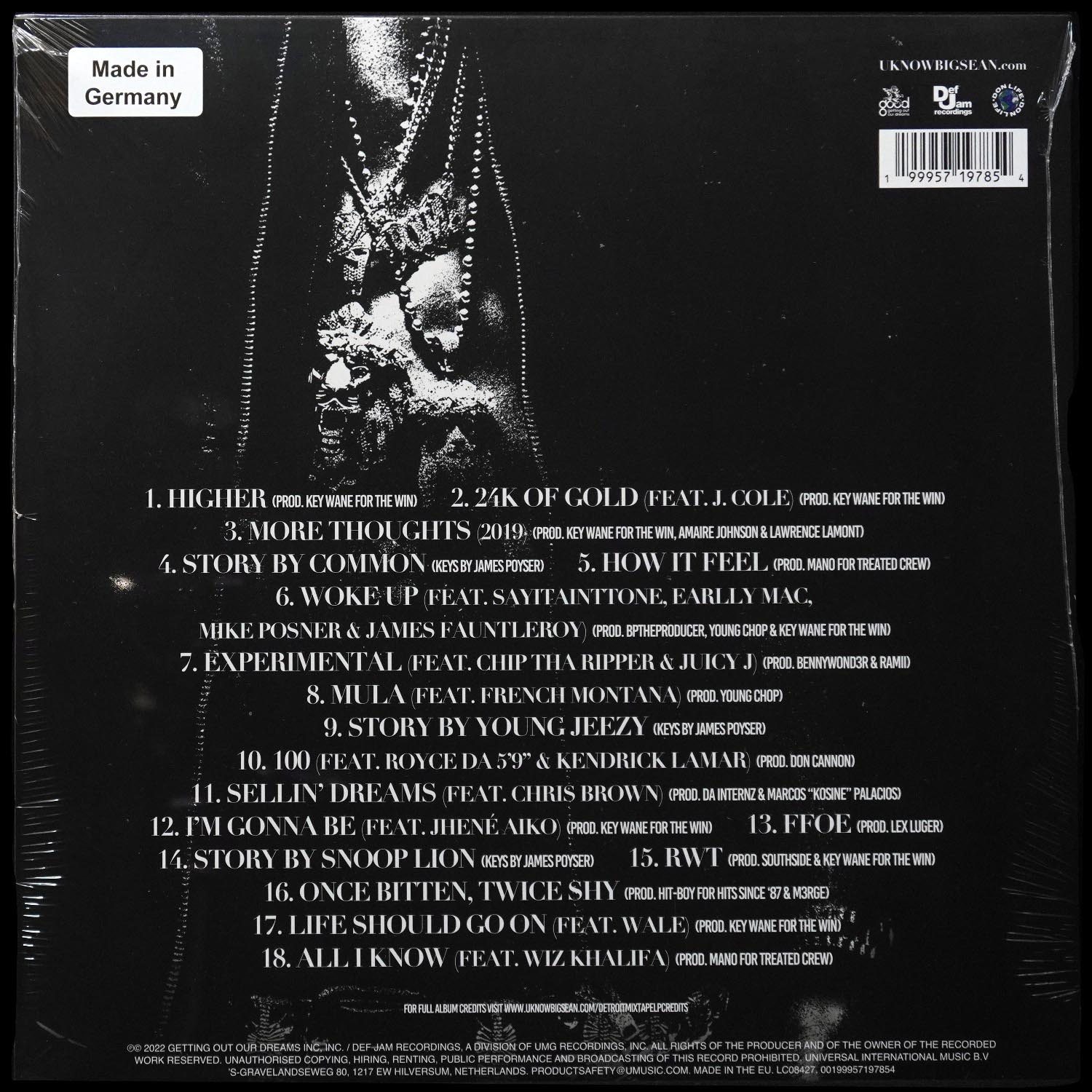 LP Big Sean — Detroit (2LP) фото 2