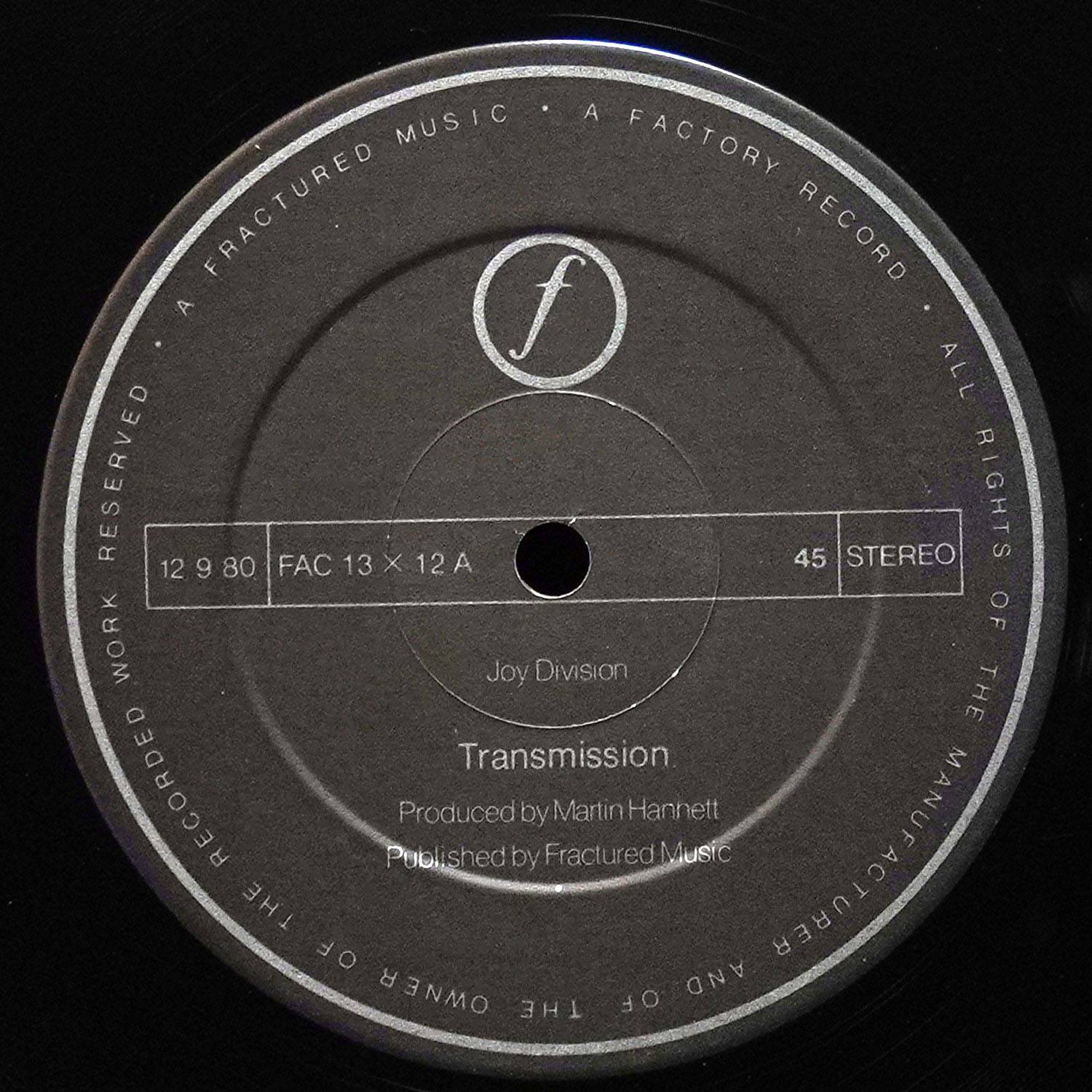 LP Joy Division — Transmission (макси сингл) фото 3